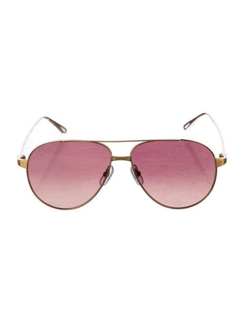 Cartier Santos de Cartier Aviator Sunglasses