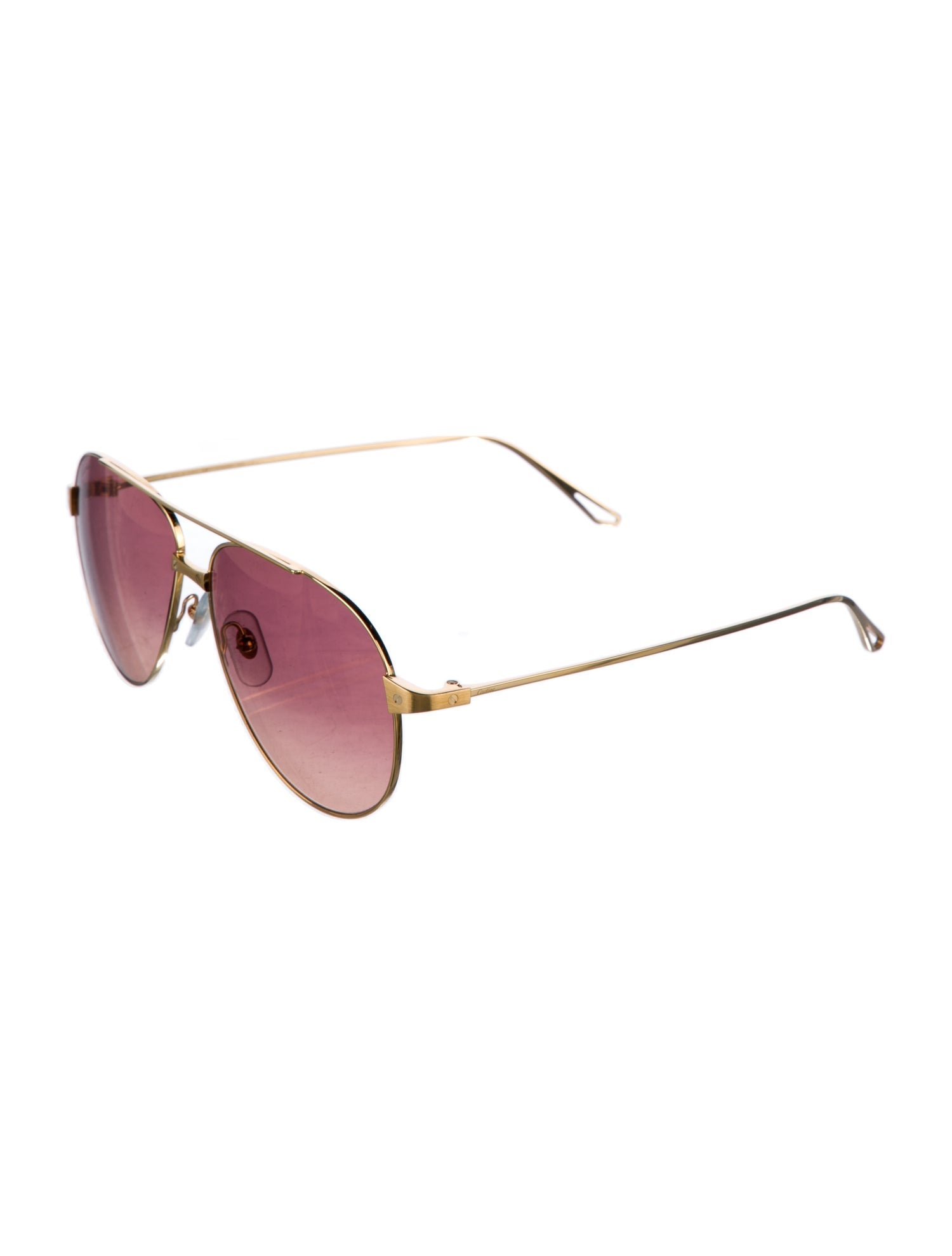 Cartier Santos de Cartier Aviator Sunglasses