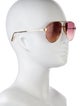 Cartier Santos de Cartier Aviator Sunglasses