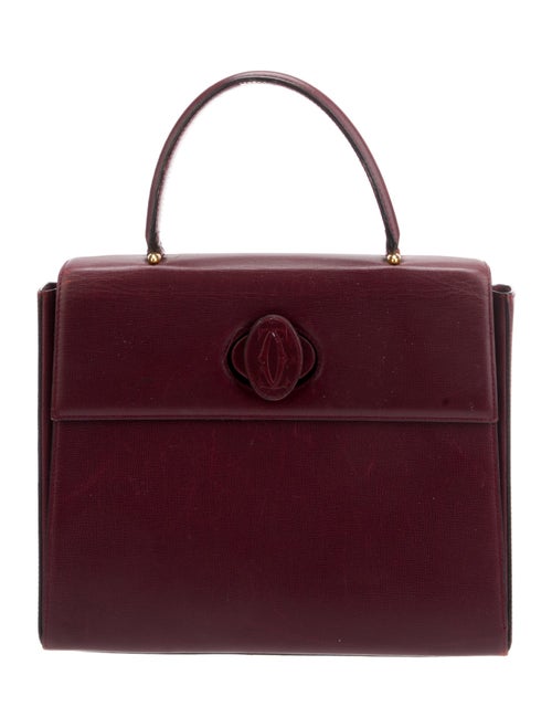 Cartier Leather Top Handle Bag