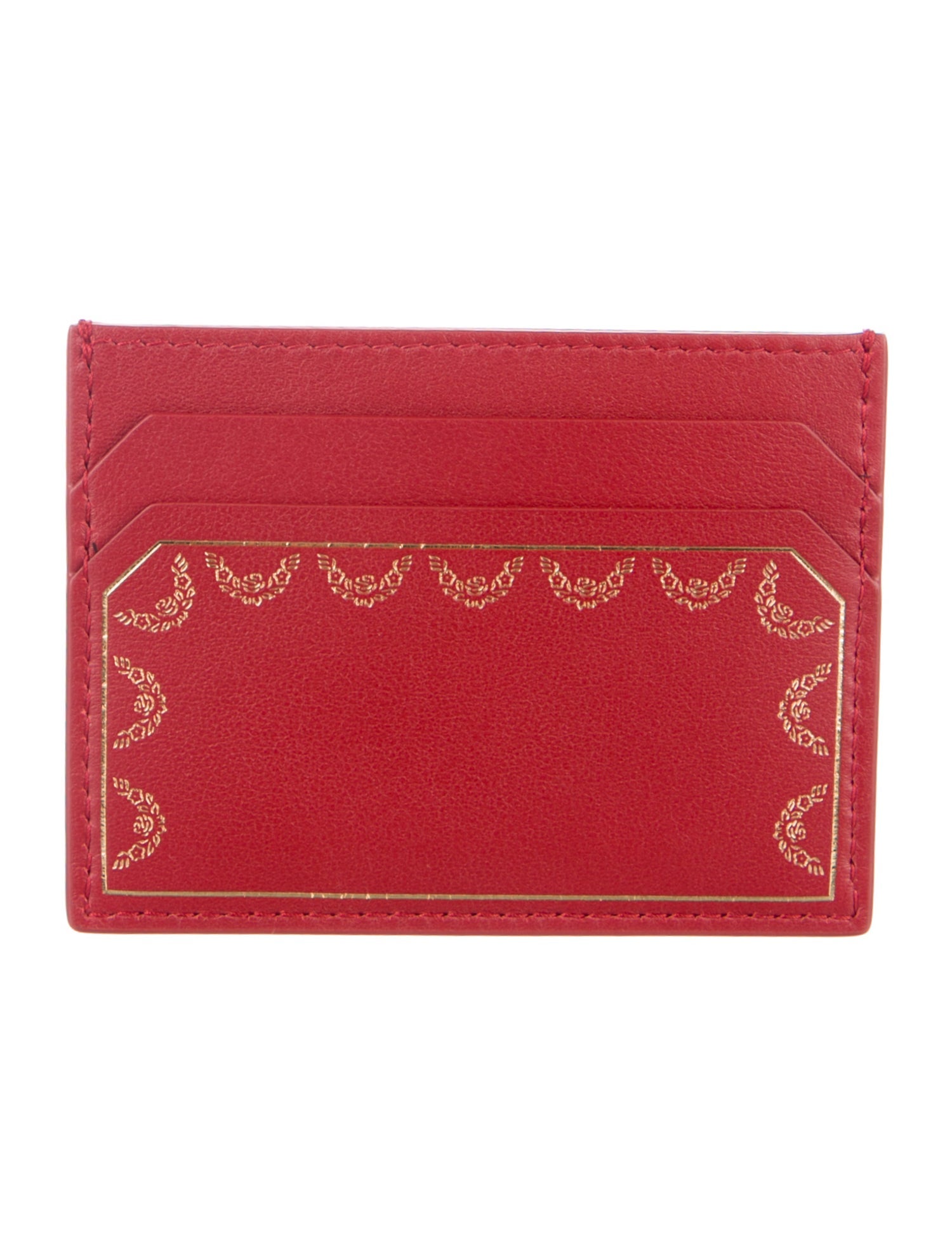 Cartier Leather Printed Card Holder
