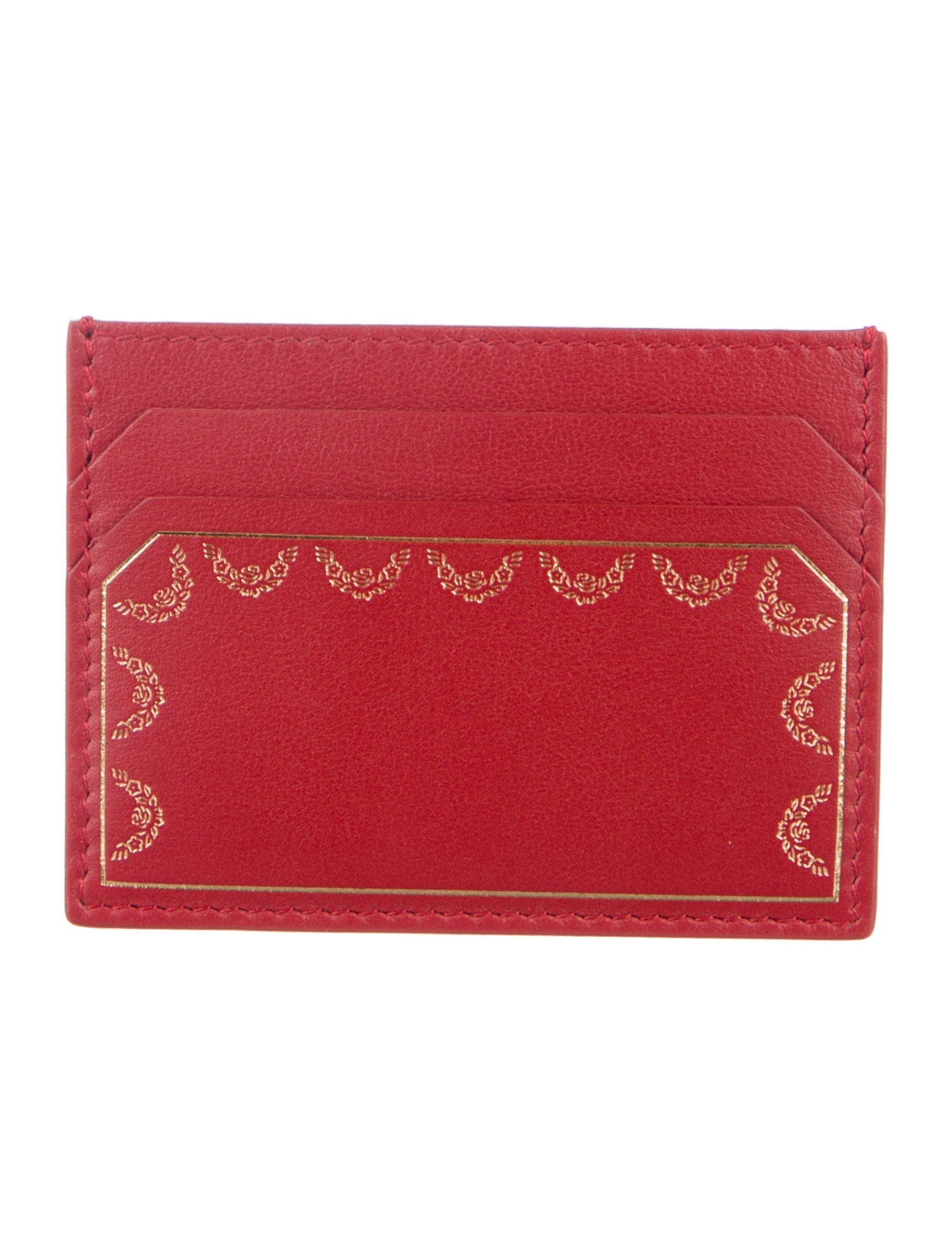 Cartier Leather Printed Card Holder