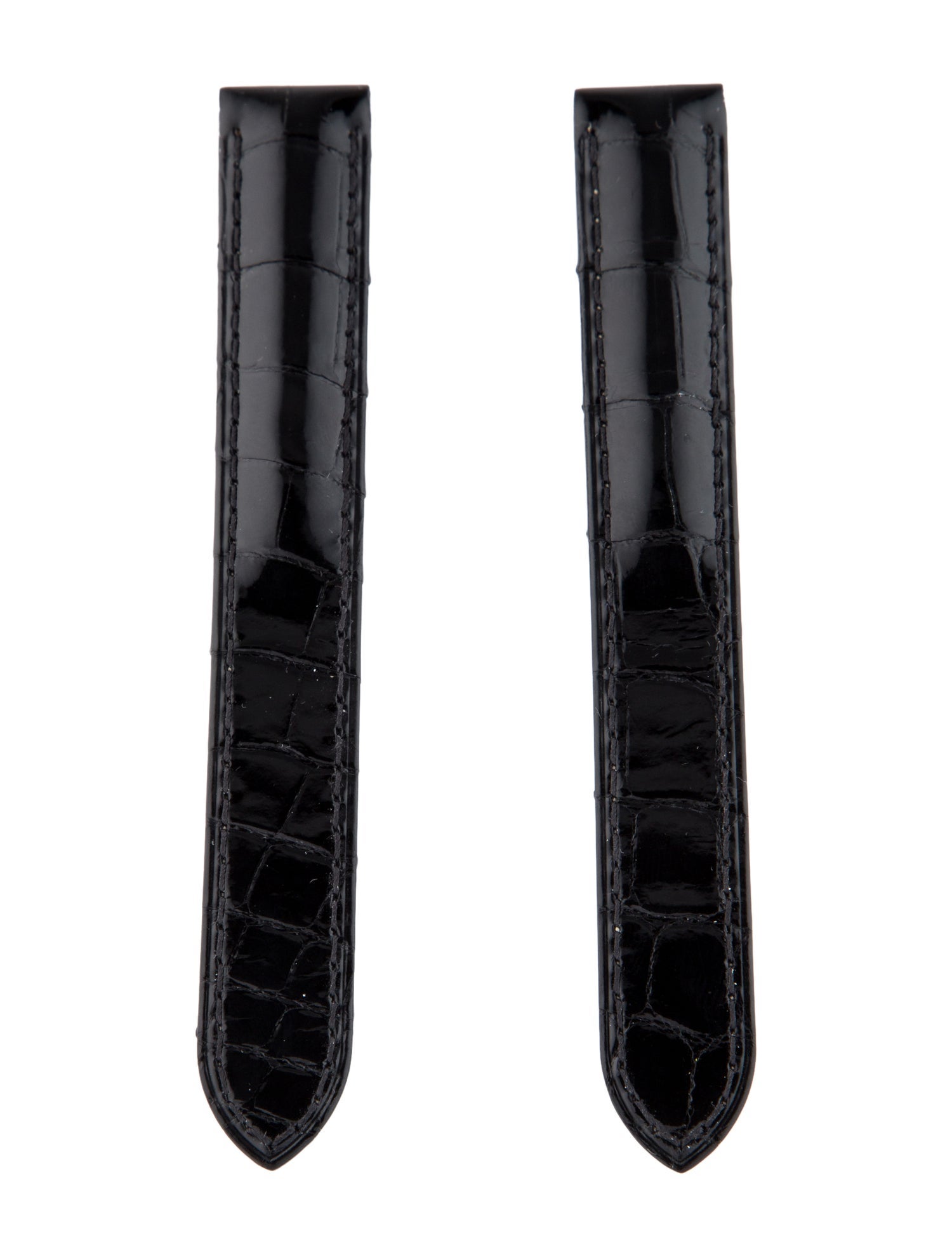 Cartier 14mm Double Deployant Alligator Watch Strap