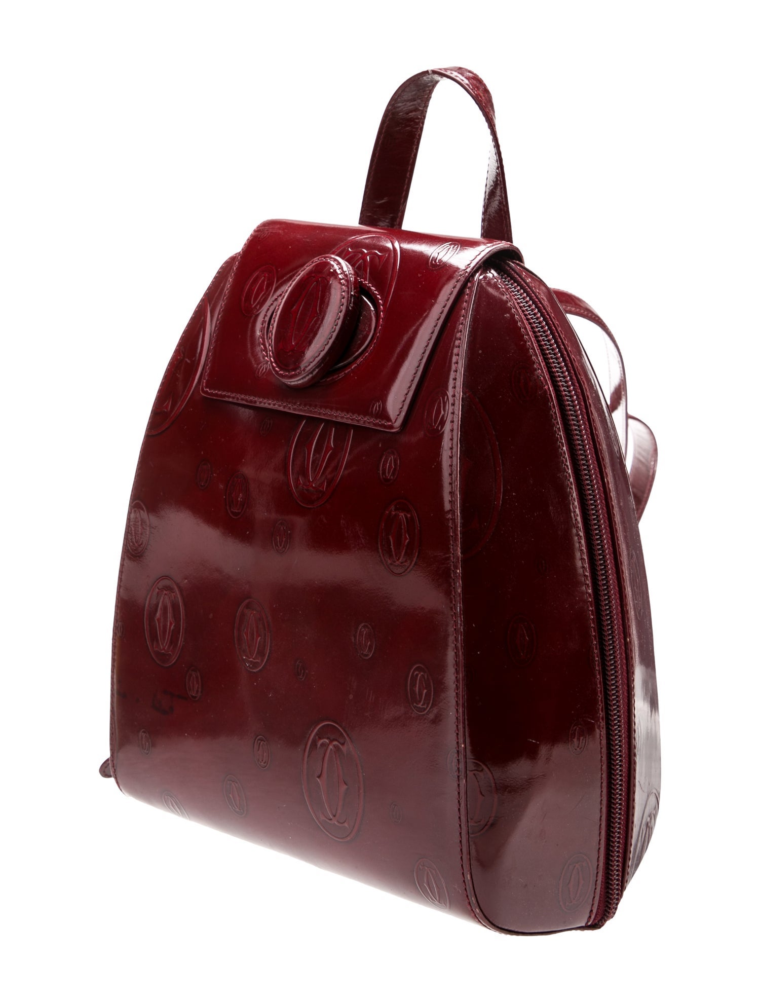 Cartier Patent Leather Backpack