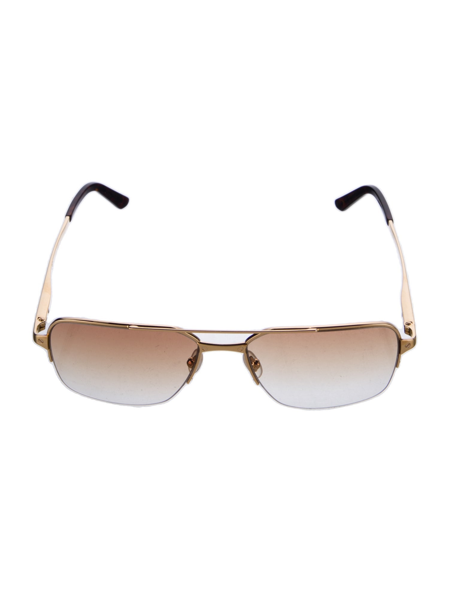 Cartier Santos de Cartier Aviator Sunglasses