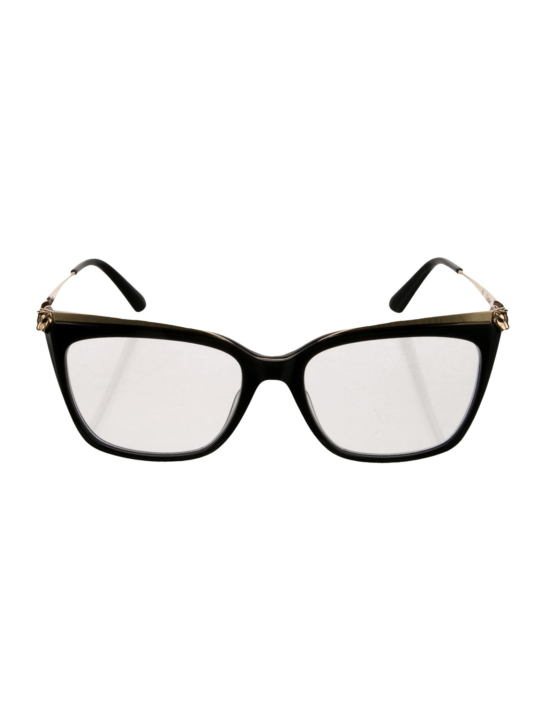 Cartier Panthere De Cartier Square Eyeglasses