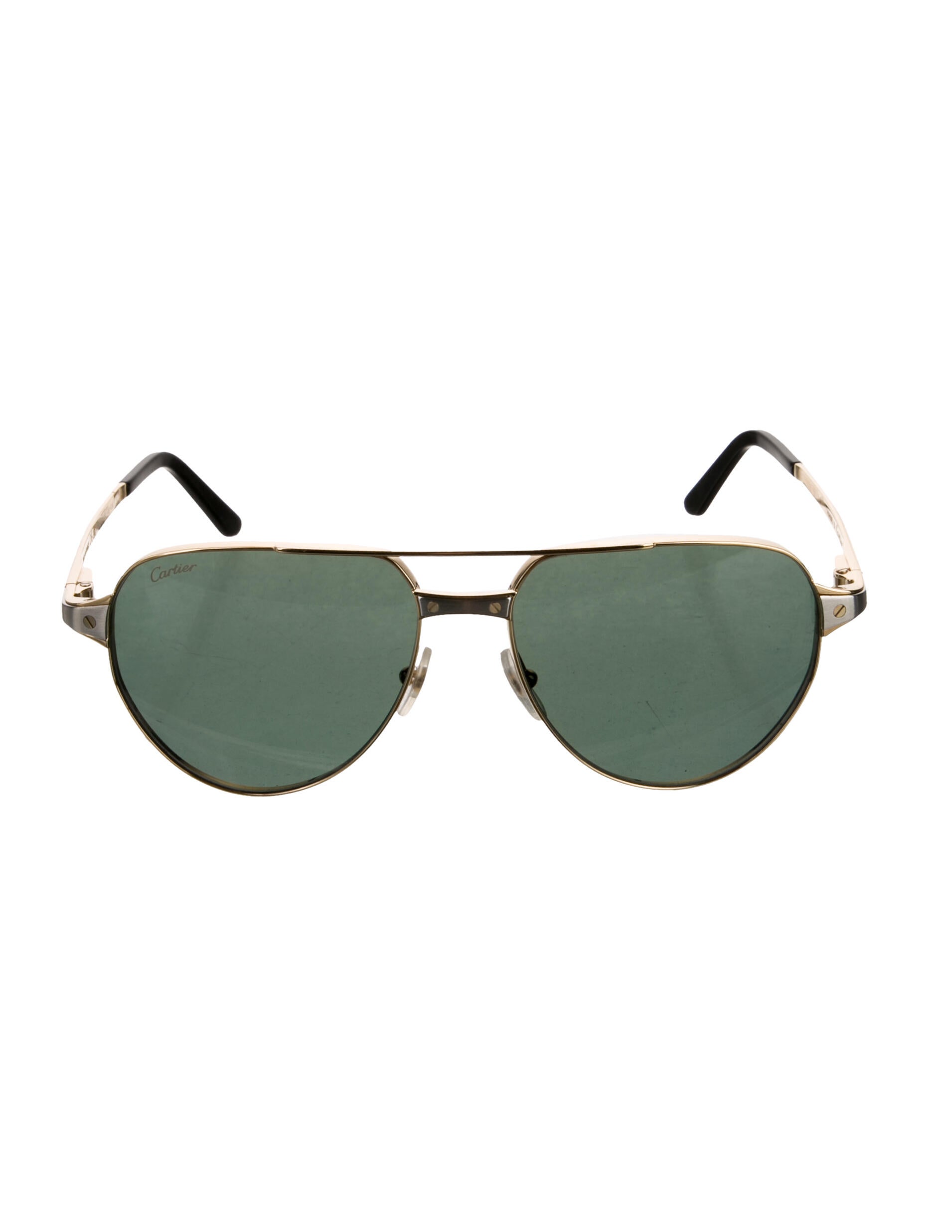 Cartier Santos de Cartier Aviator Sunglasses