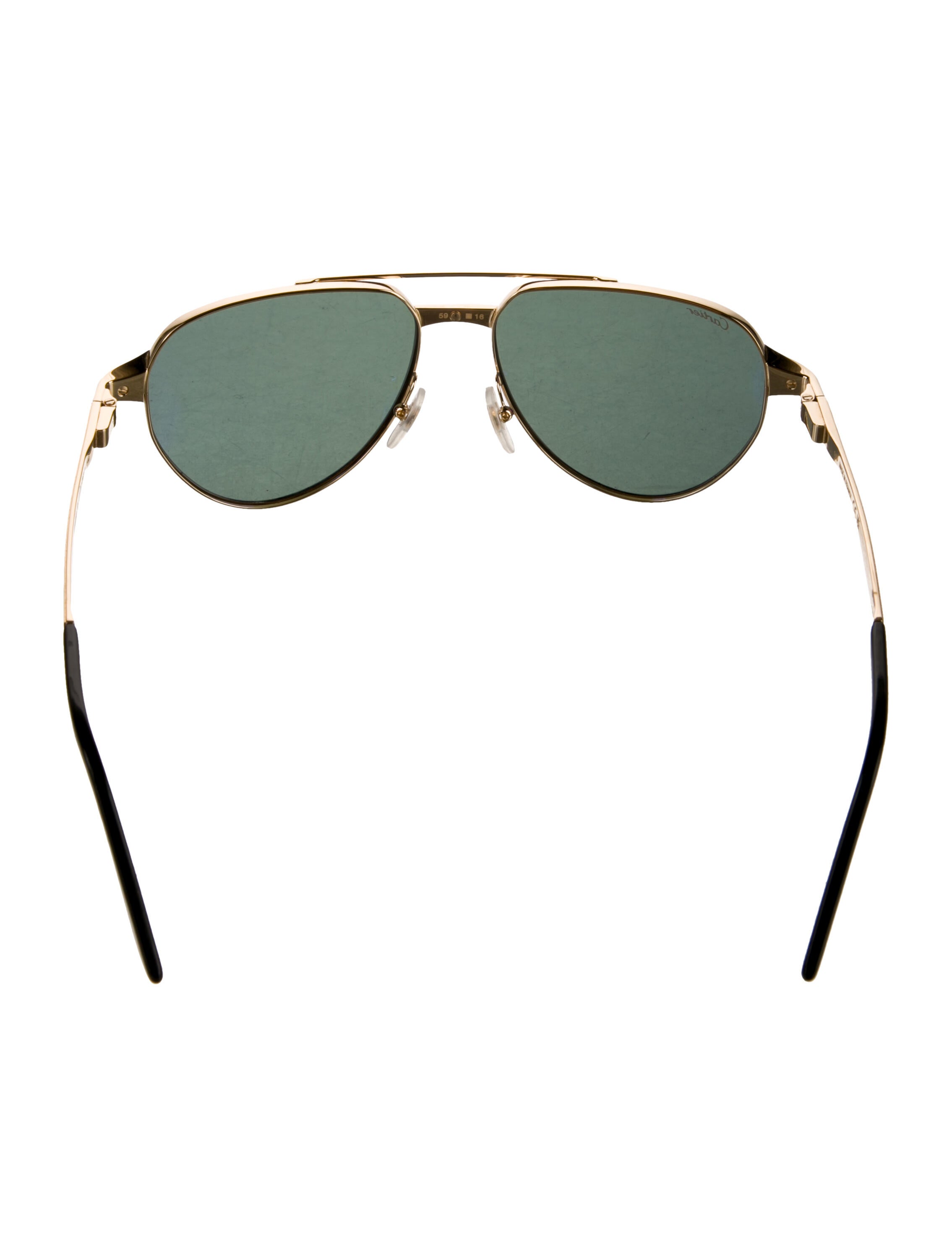 Cartier Santos de Cartier Aviator Sunglasses