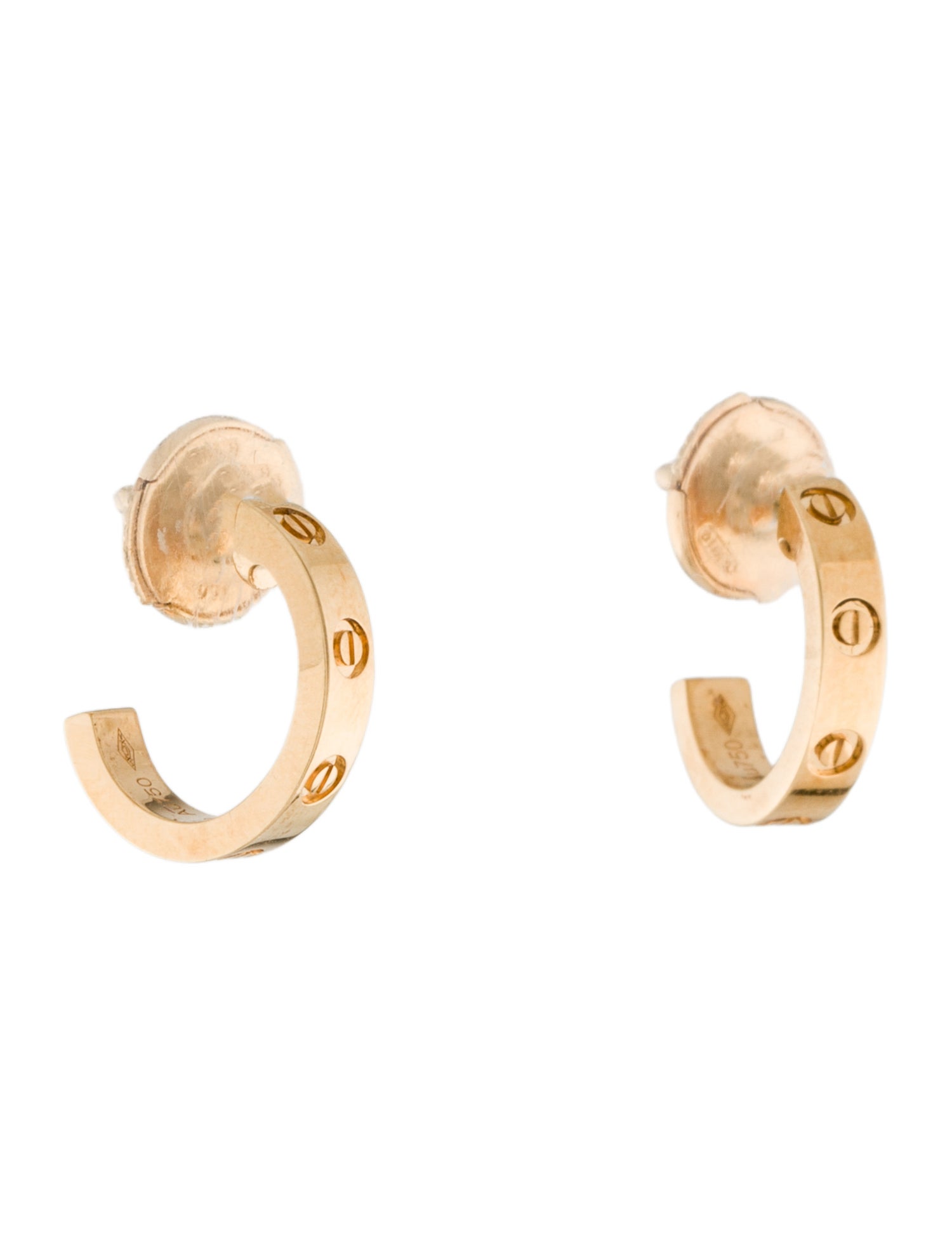 Cartier Small LOVE Hoop Earrings