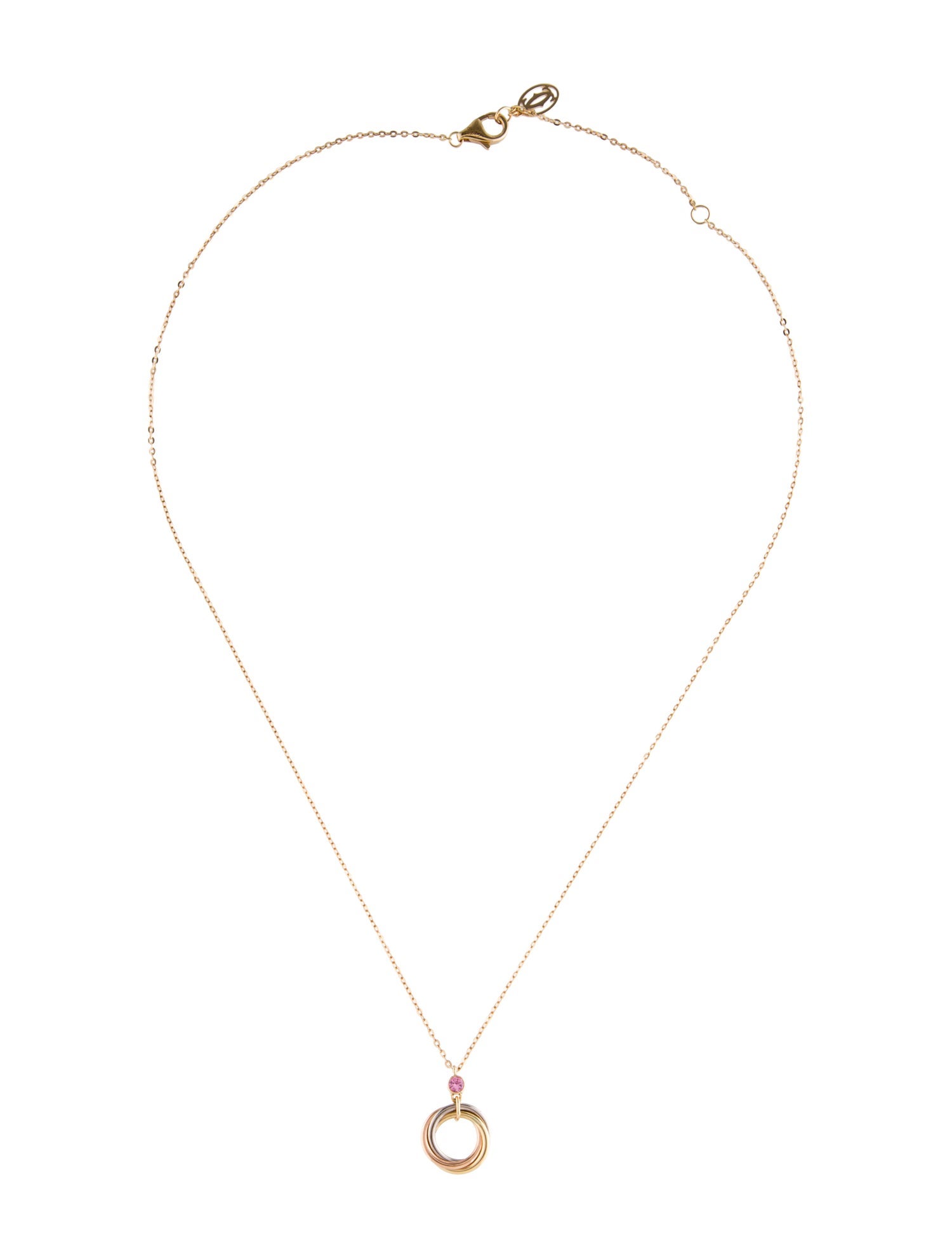 Cartier Sapphire Trinity Necklace