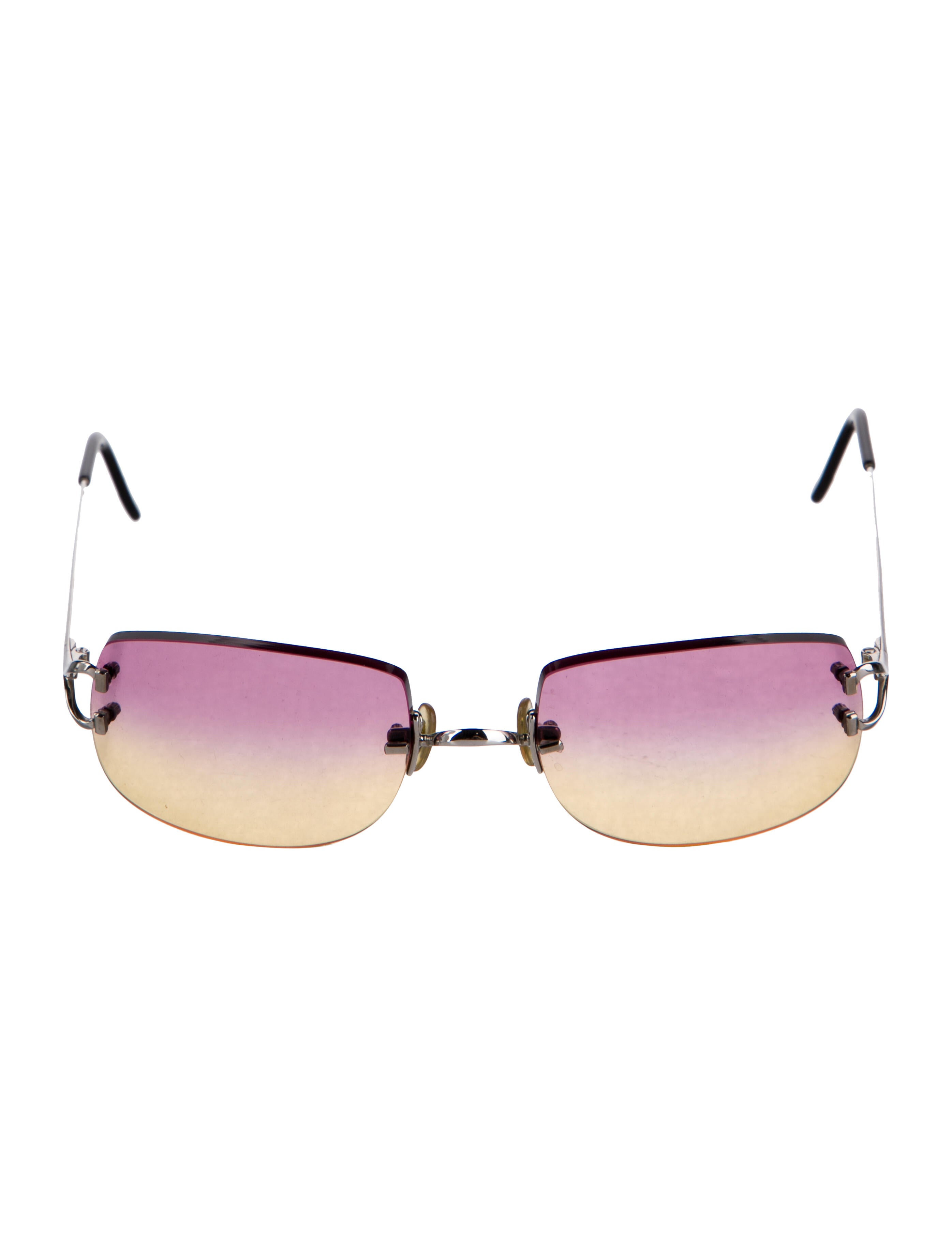 Cartier Square Mirrored Sunglasses