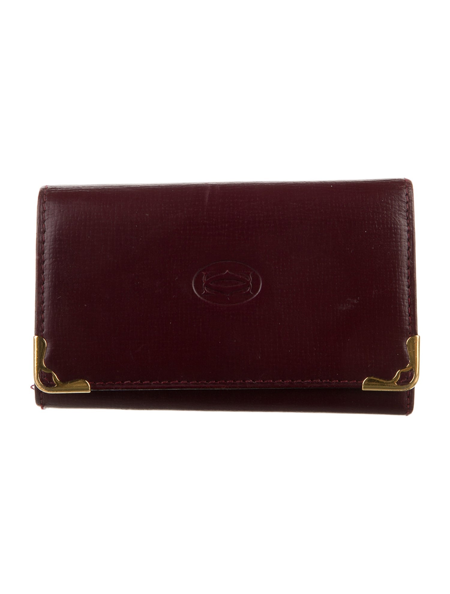 Cartier Saffiano Leather Keychain