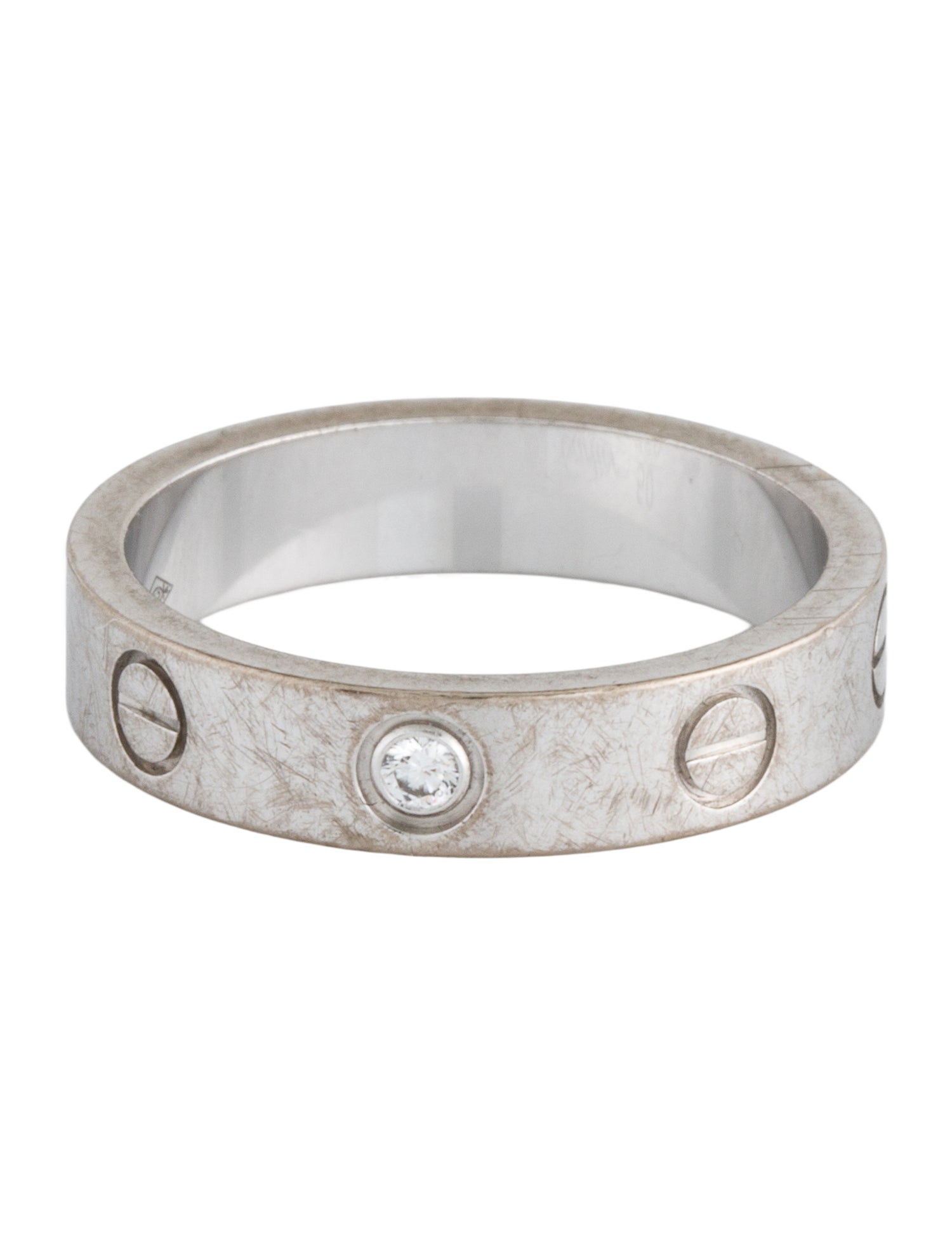 Cartier 1 Diamond LOVE Ring, Small Model