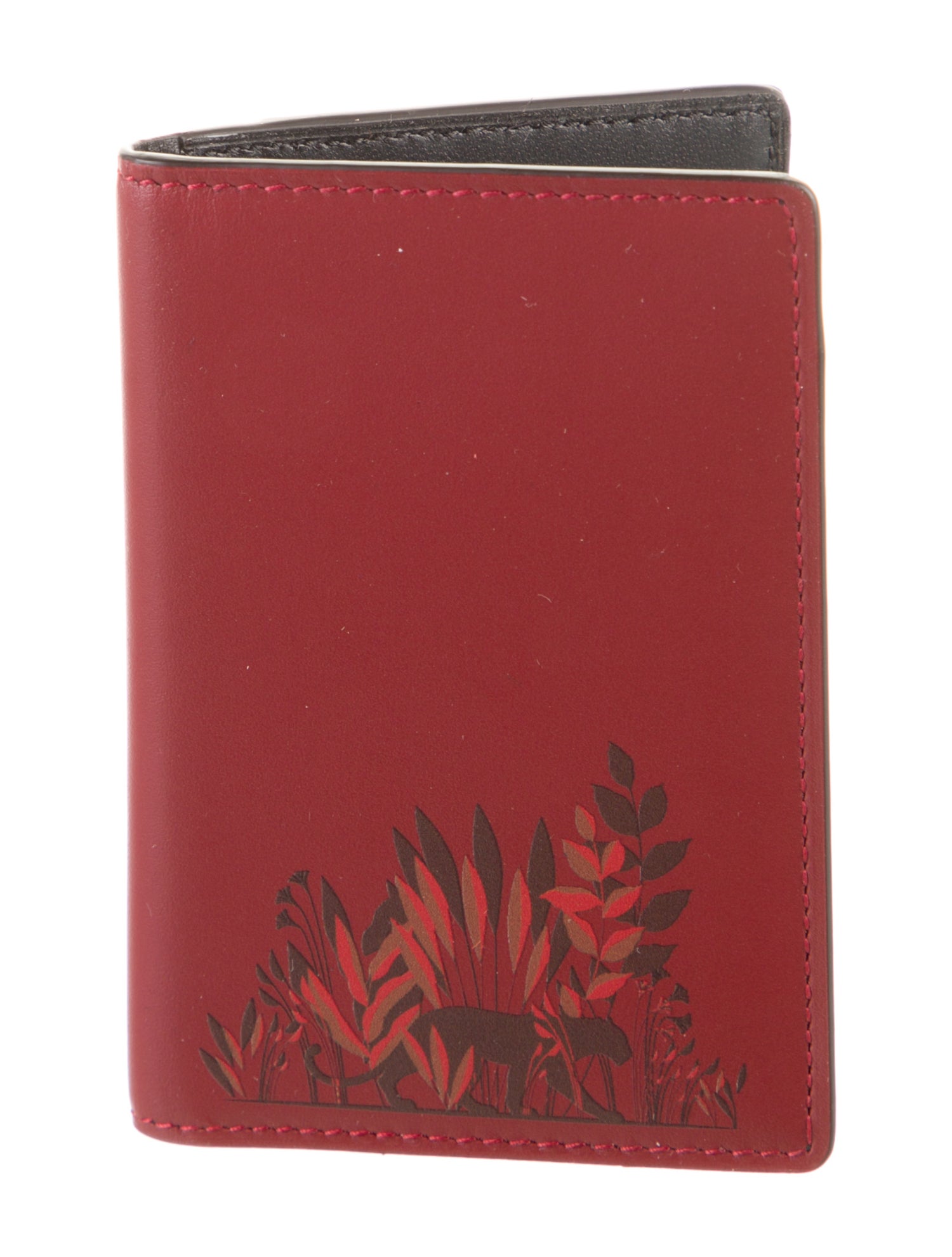 Cartier Leather Bifold Leather Bifold Wallet