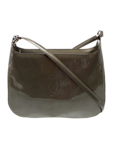 Cartier Shoulder Bags Patent Leather Bag