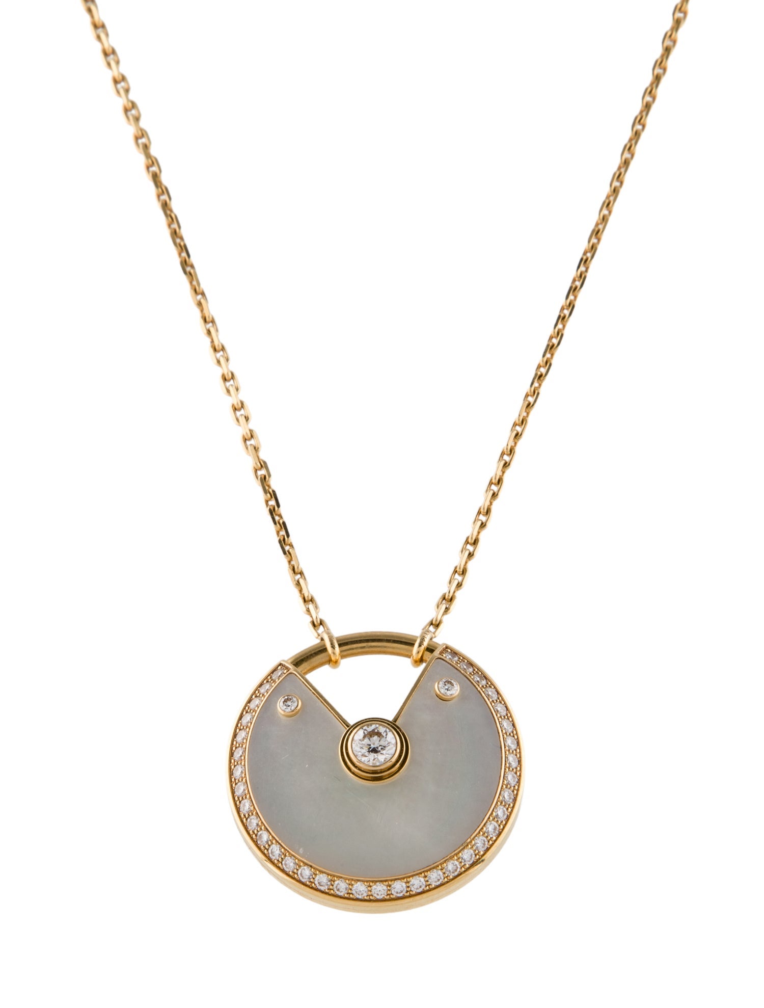 Cartier Mother of Pearl Amulette de Cartier Necklace