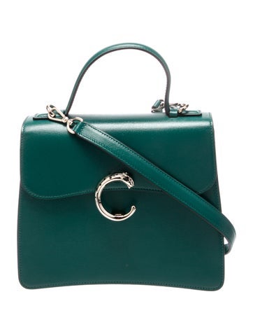Cartier Handle Bags Leather Panthère