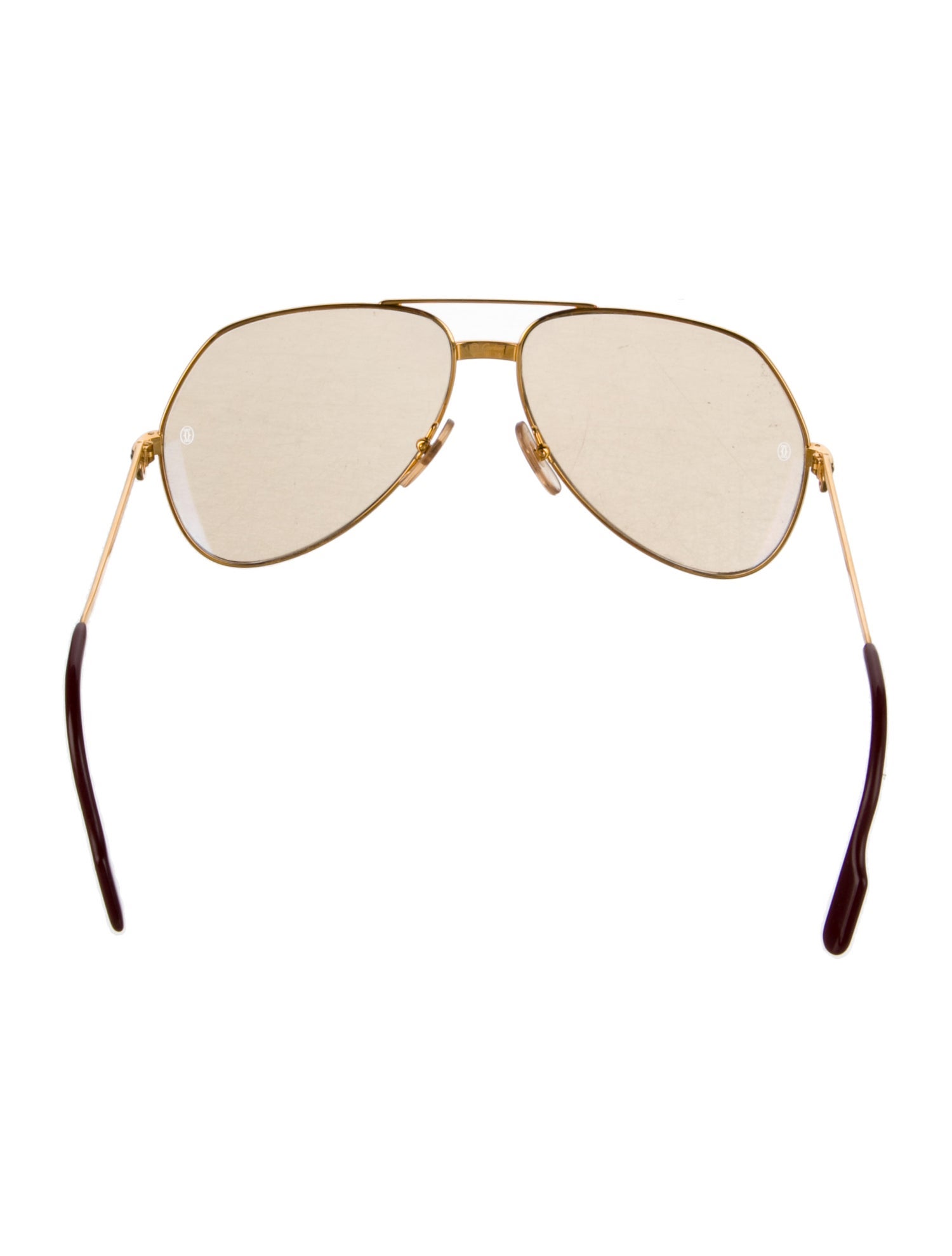 Must de Cartier Aviator Tinted Sunglasses