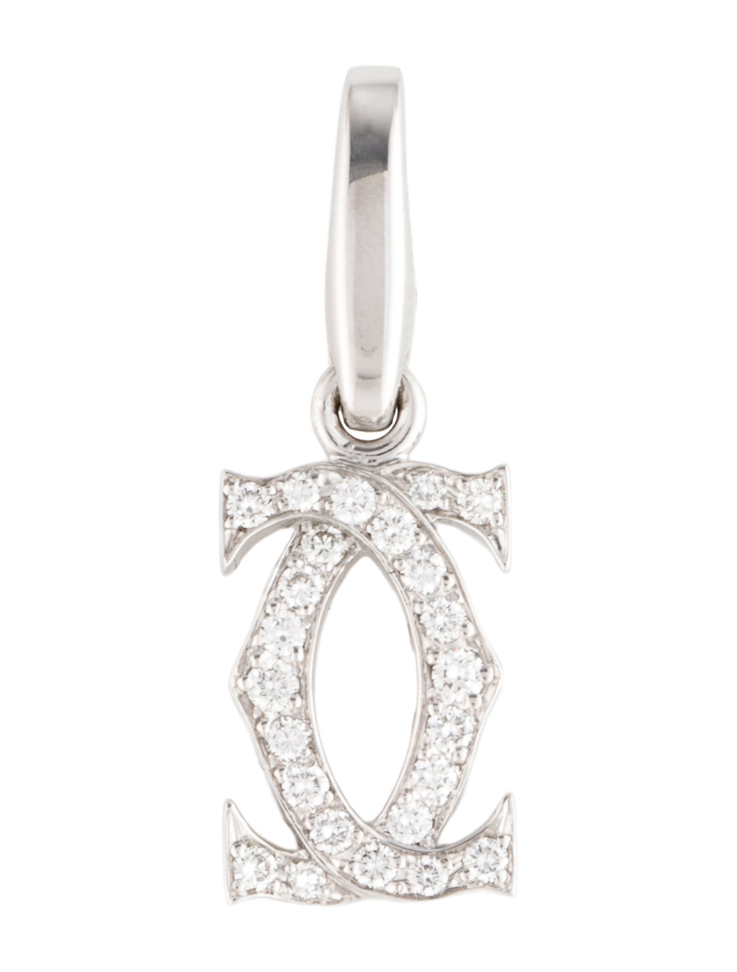 Cartier Diamond Double C Decor Charm