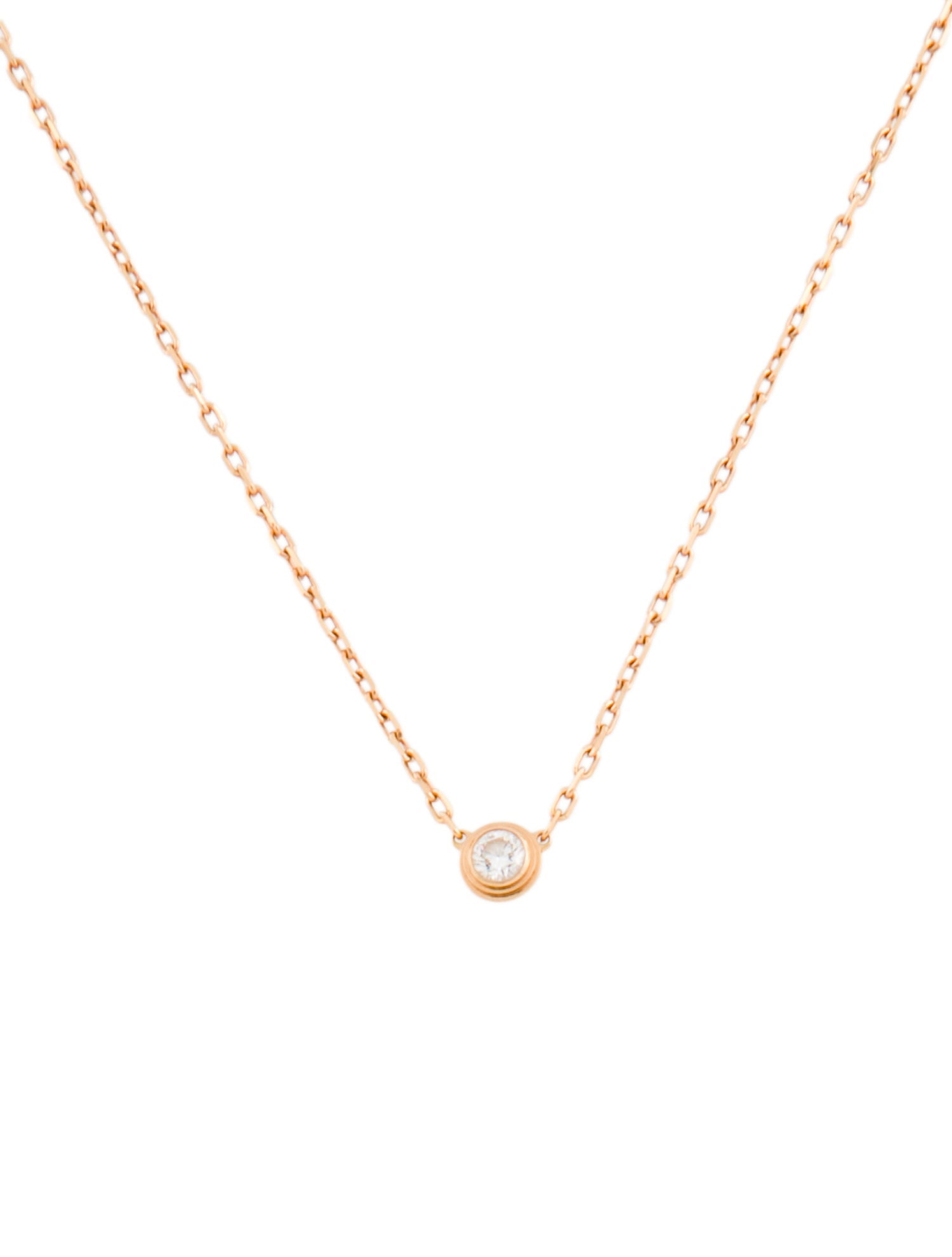 Cartier Small Diamond d'Amour Pendant Necklace