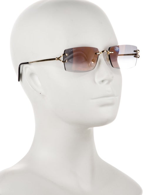 Cartier Signature C De Cartier Square Sunglasses