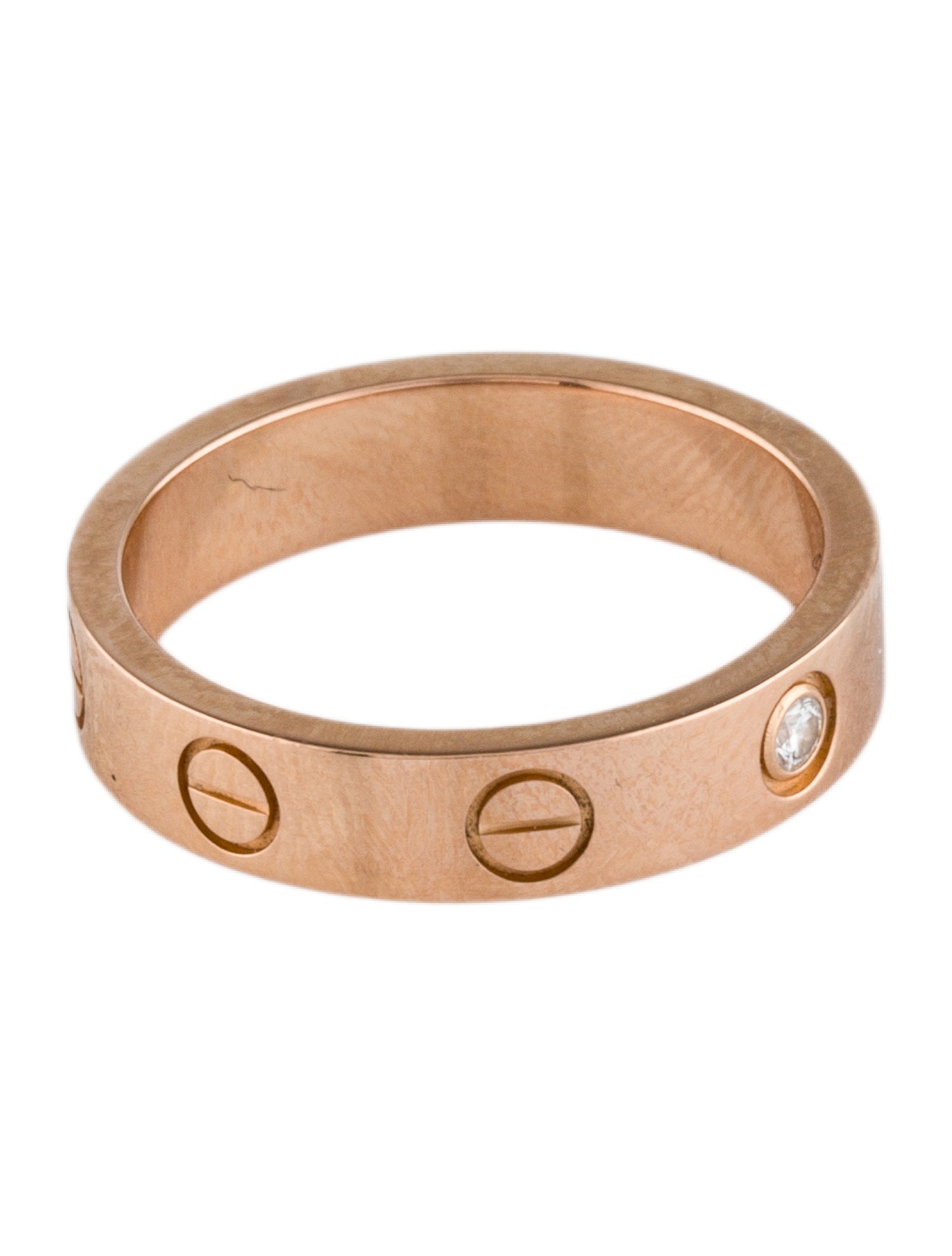 Cartier LOVE Ring, Small Model, 1 Diamond