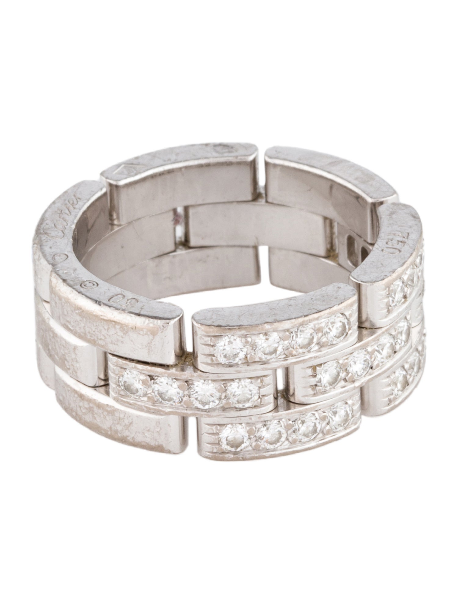 Cartier Diamond Maillon Panthère Ring