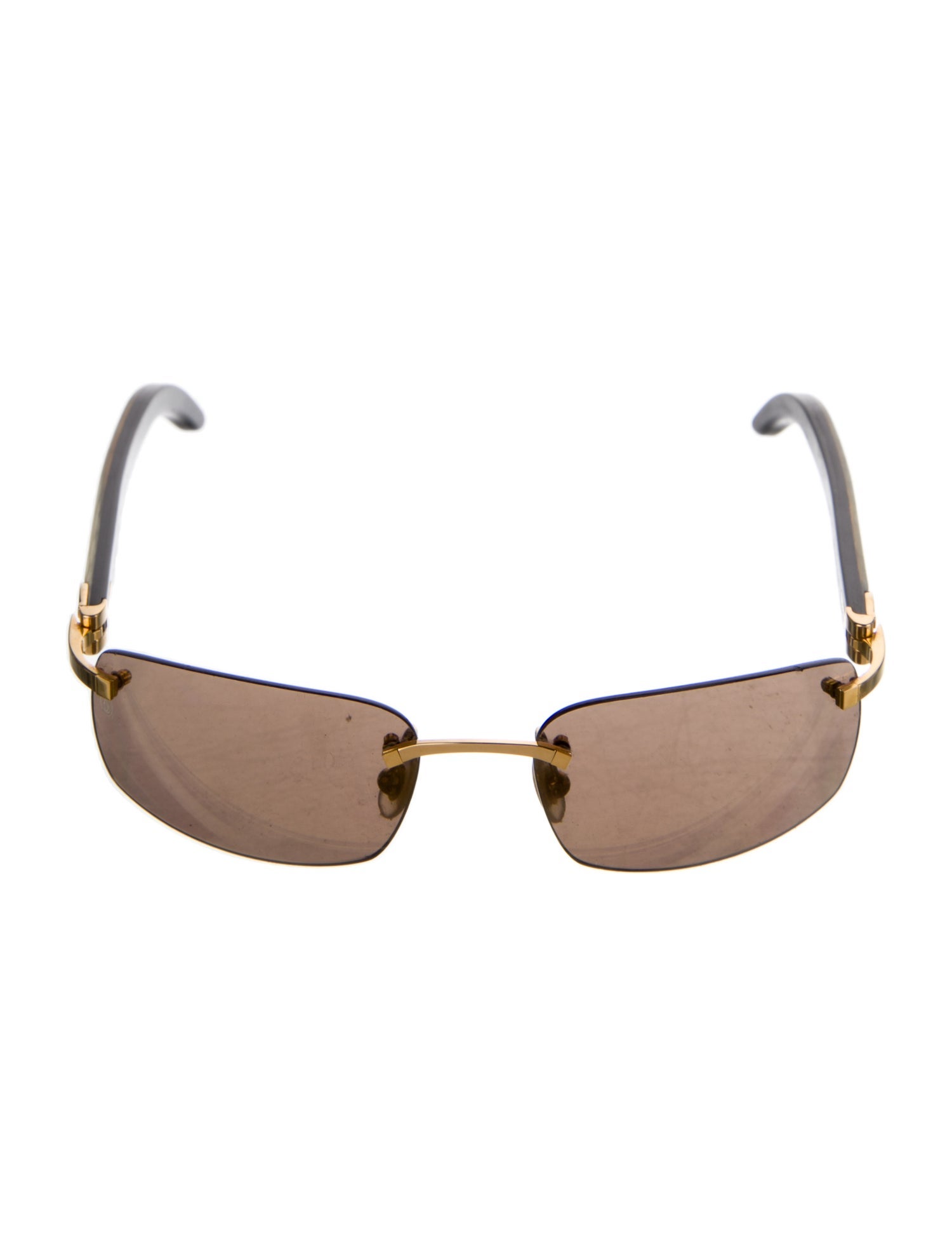 Cartier Genuine Horn Square Sunglasses