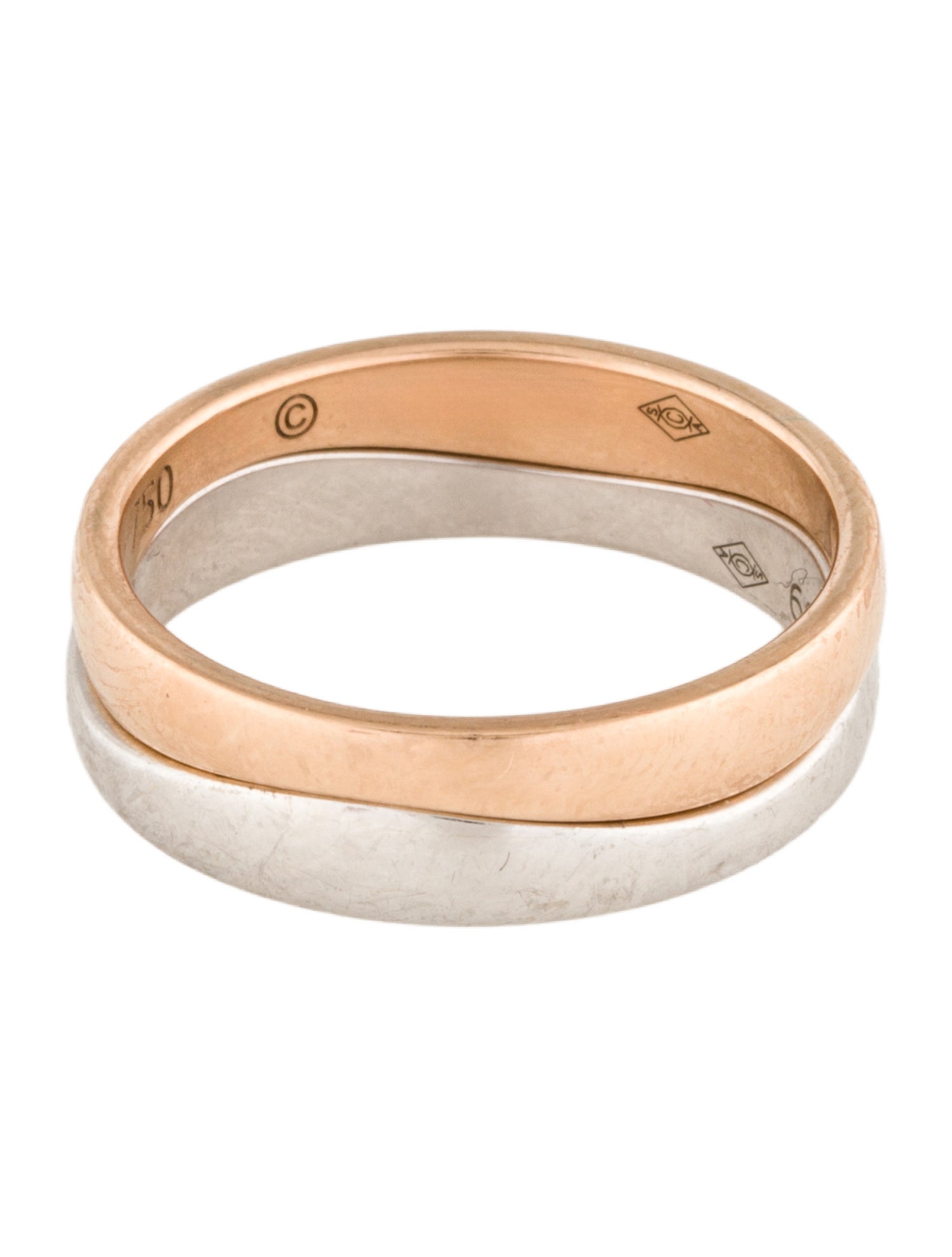 Cartier Vintage Love Me Stacking Ring Set