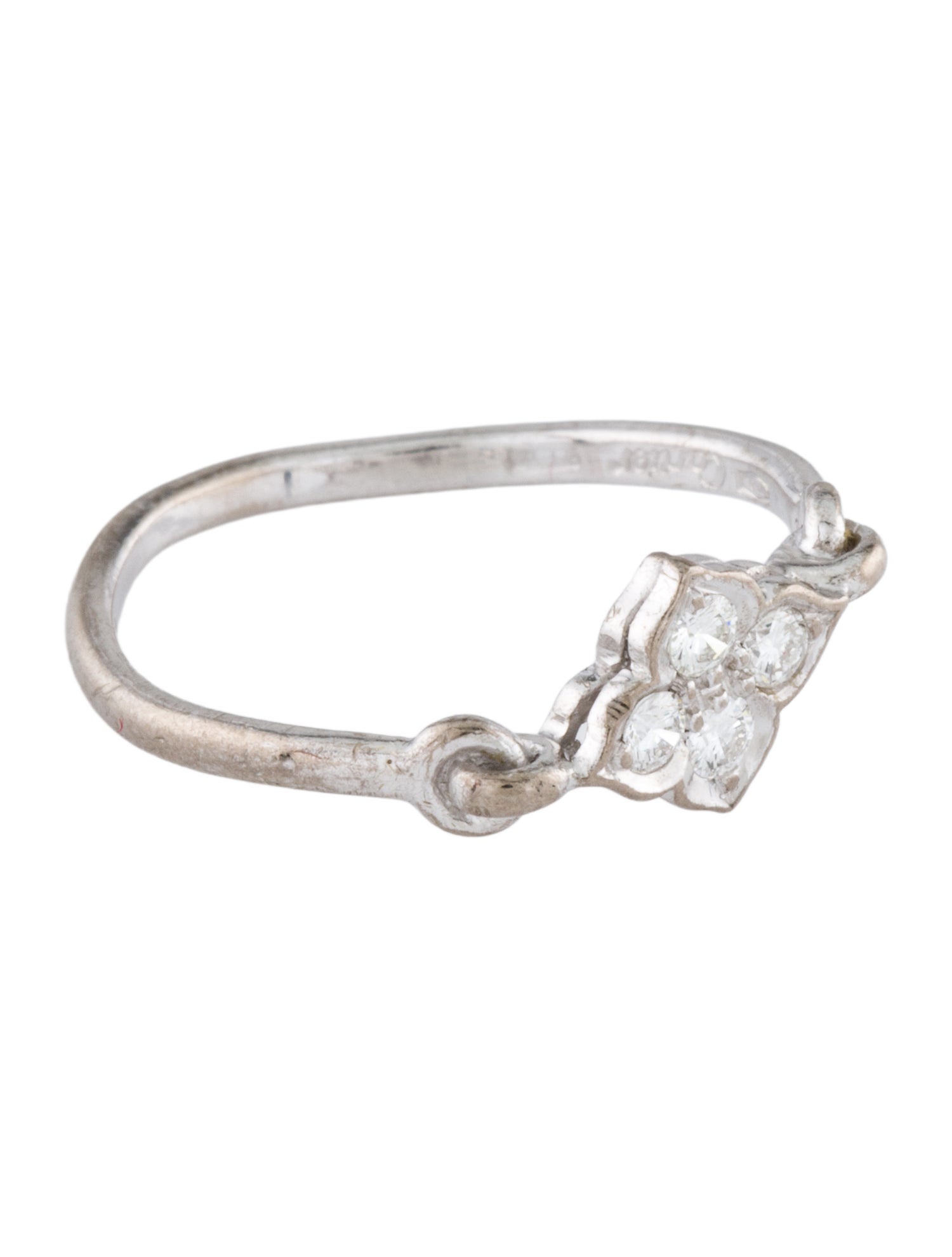 Cartier Diamond Hindu Floral Ring