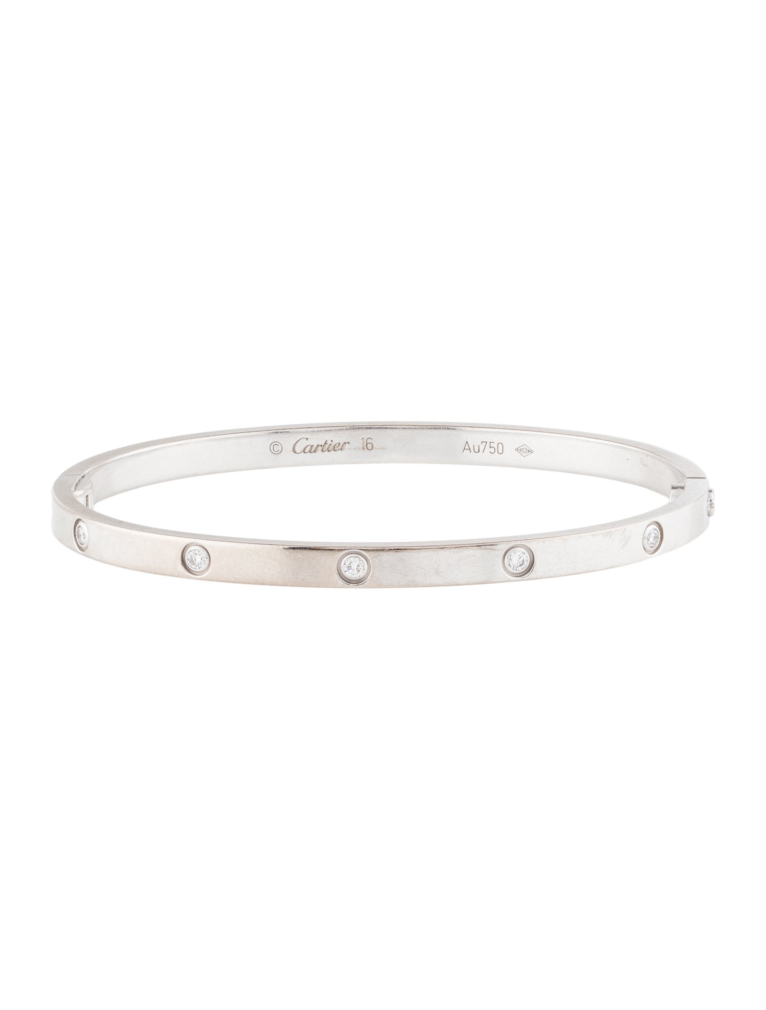 Cartier 10 Diamonds LOVE Bracelet, Small Model