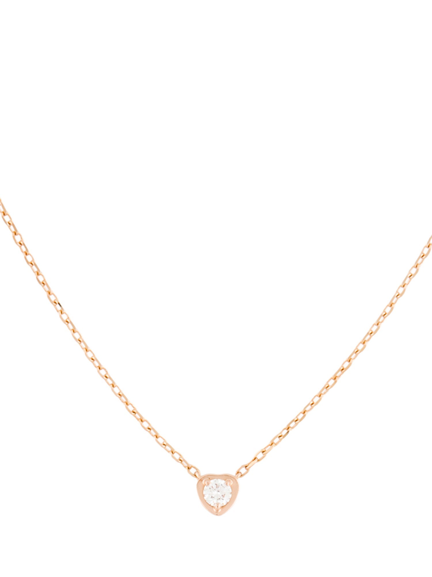 Cartier Diamond d'Amour Heart Pendant Necklace