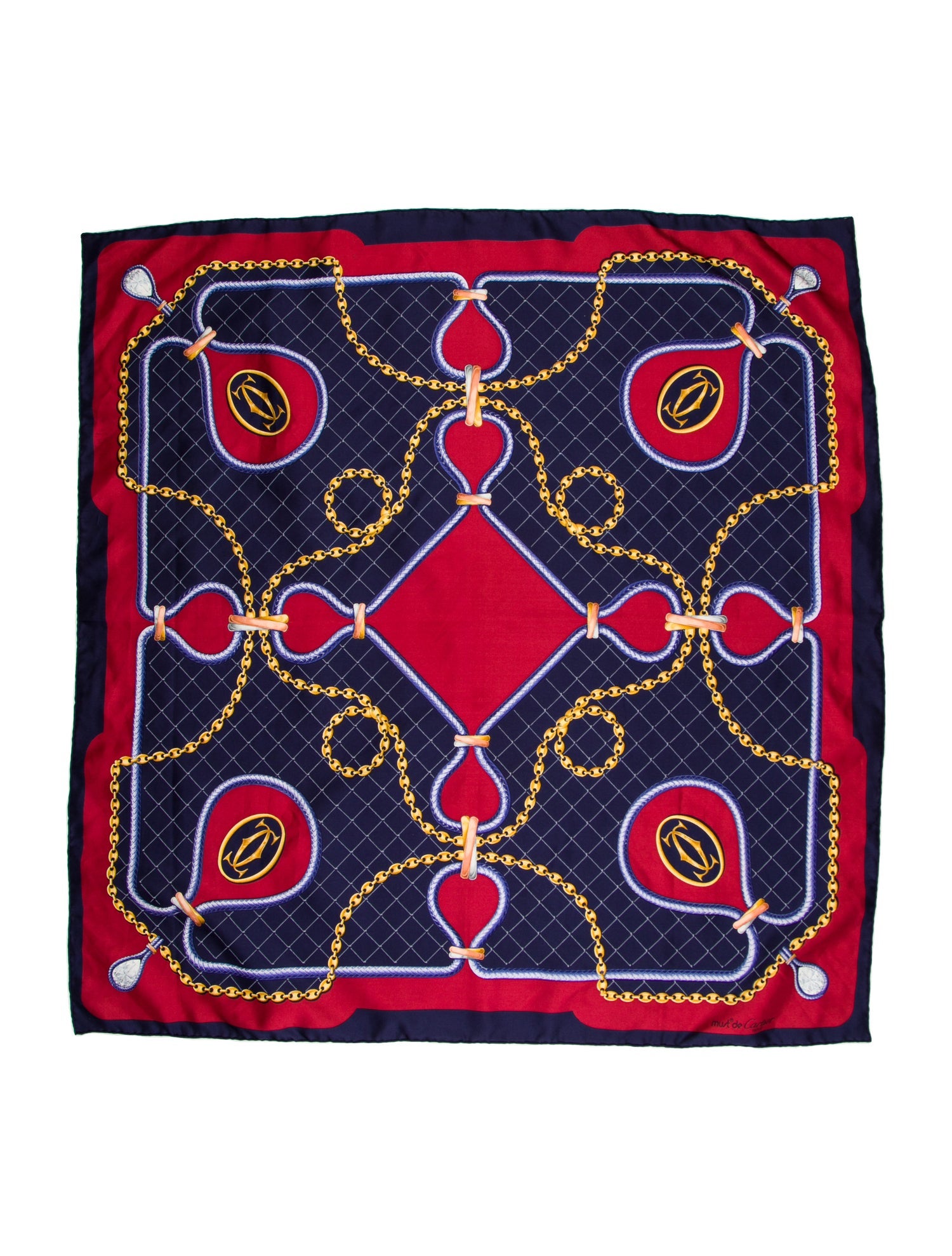 Cartier Silk Printed Scarf