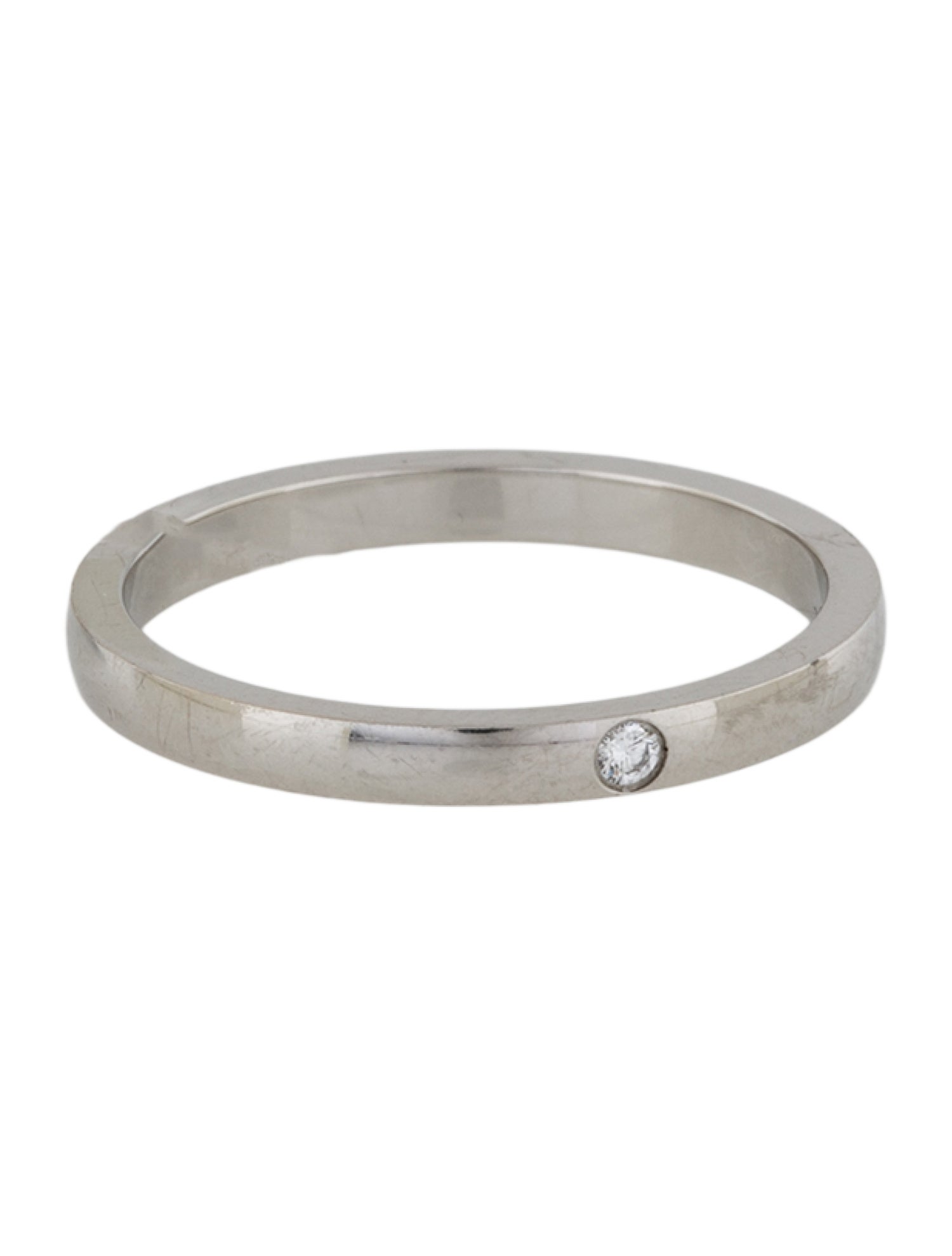 Cartier Platinum Diamond Wedding Band