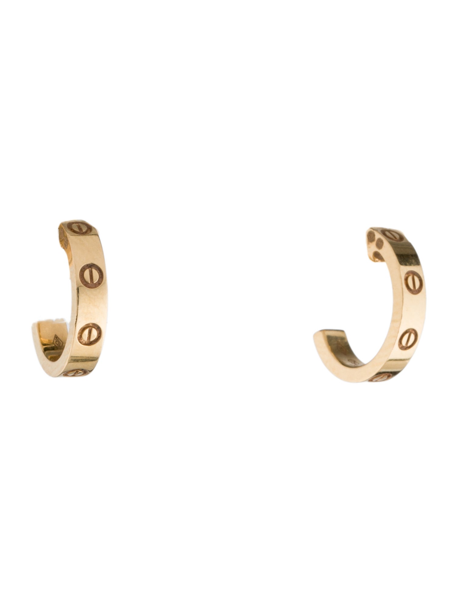 Cartier Small LOVE Hoop Earrings