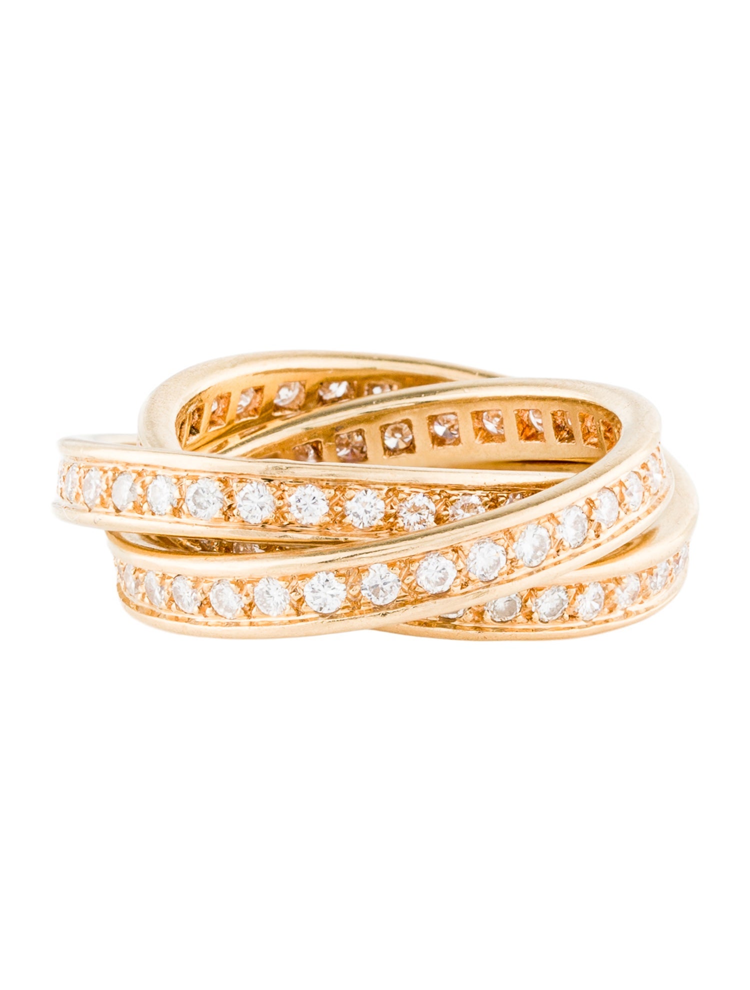 Cartier Vintage Diamond Trinity Ring