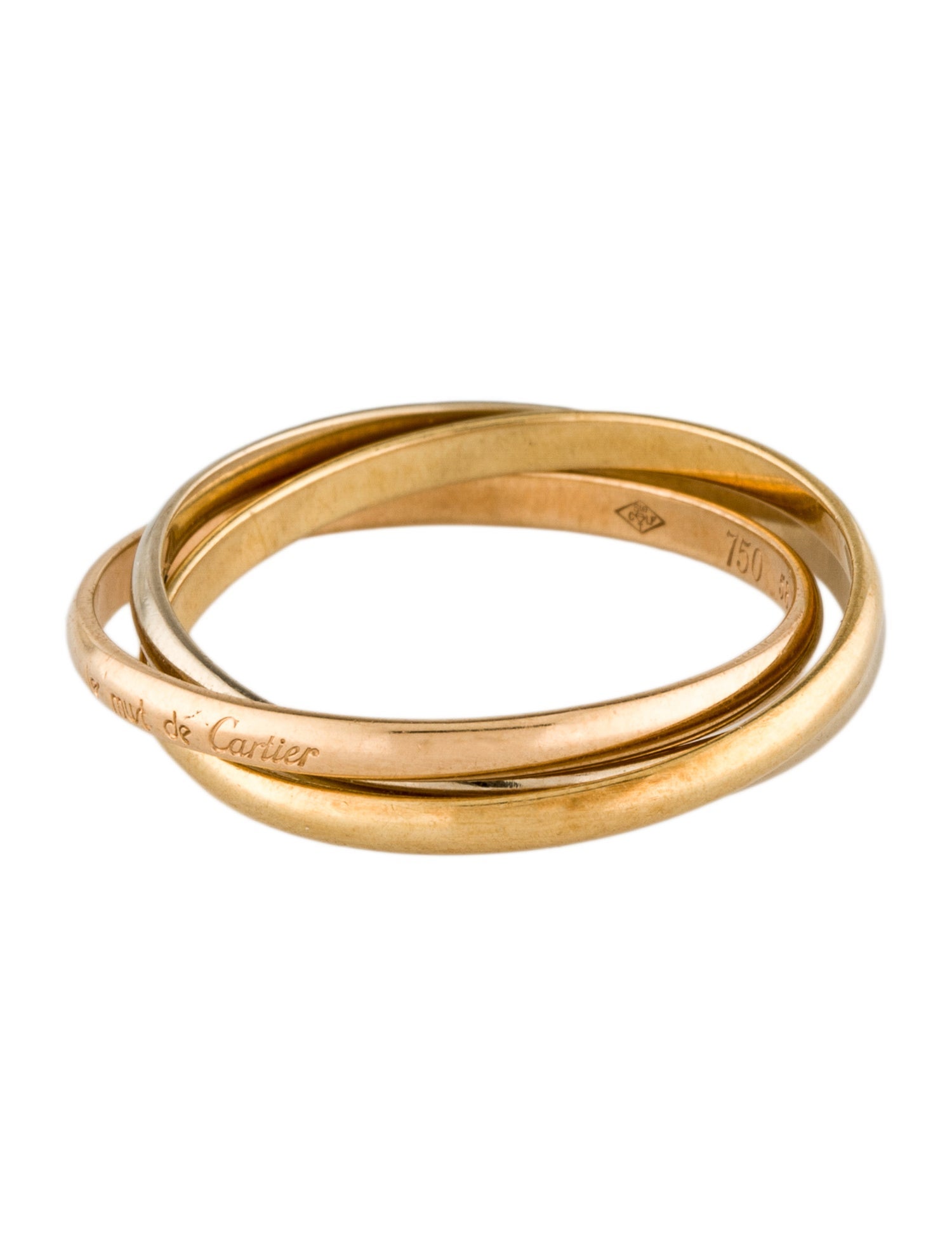 Cartier Vintage Extra Small Les Must de Cartier Trinity Ring