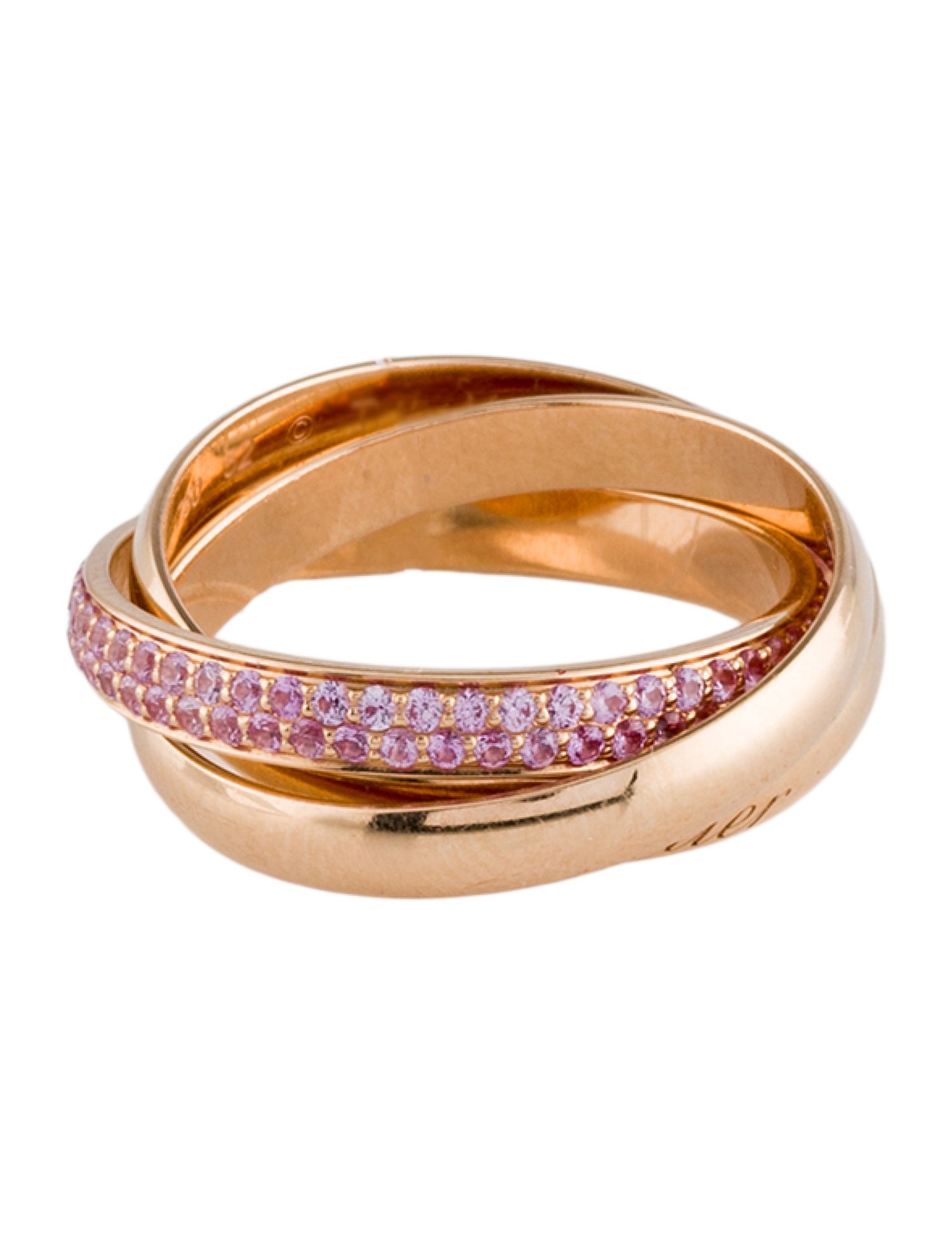 Cartier Trinity Ring, Small Model, Sapphires