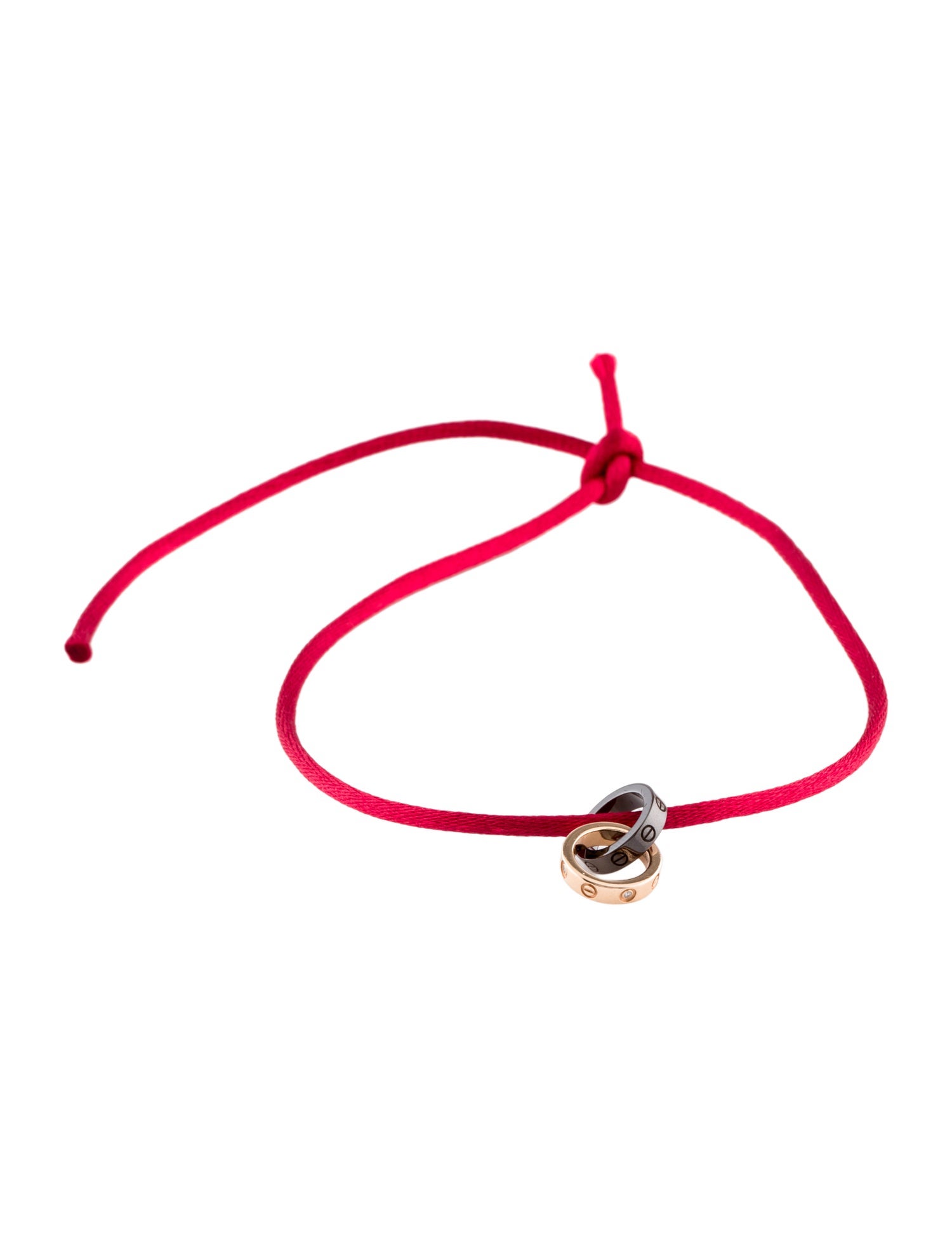 Cartier 4 Diamond Cord LOVE Bracelet