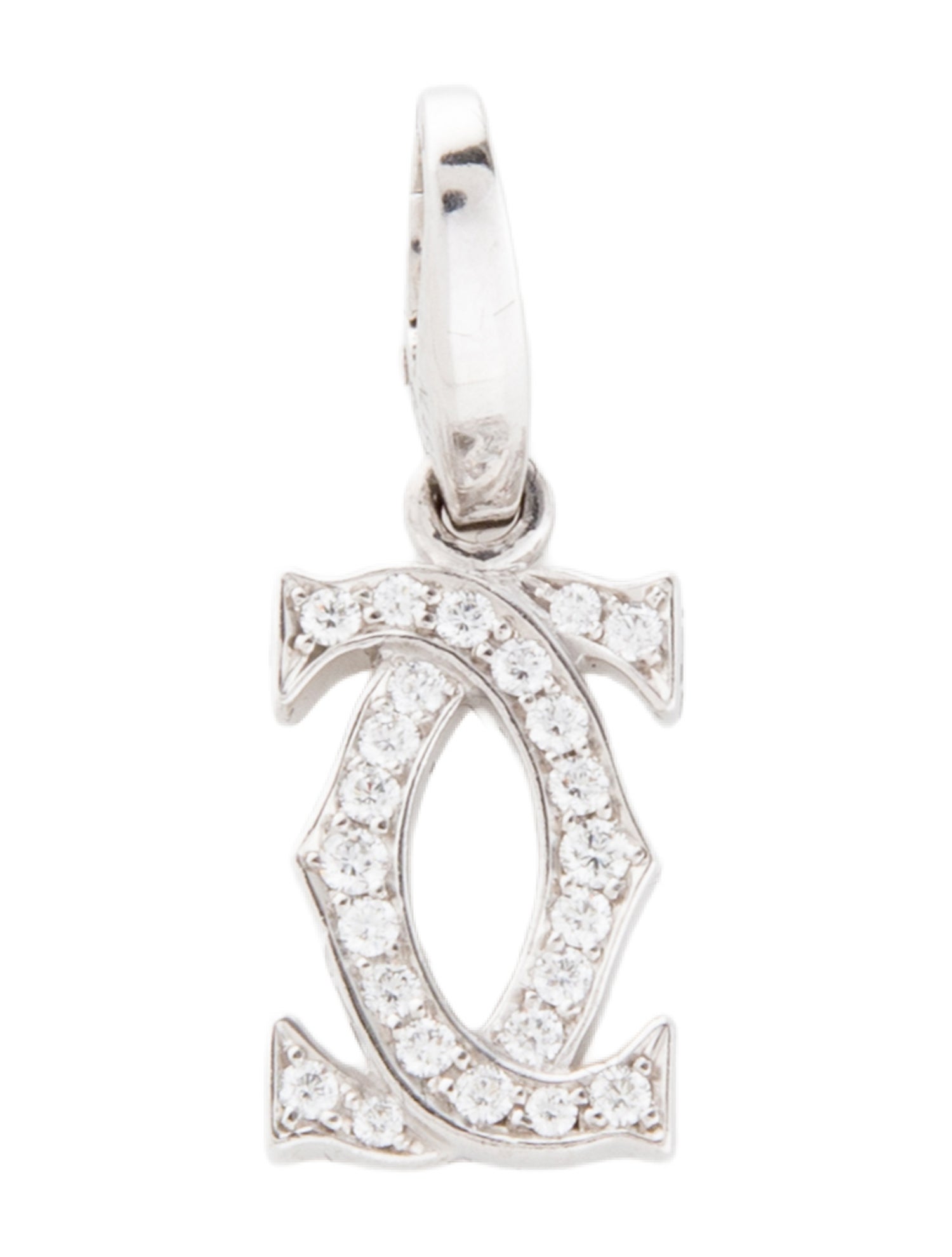 Cartier Diamond Double C Decor Charm
