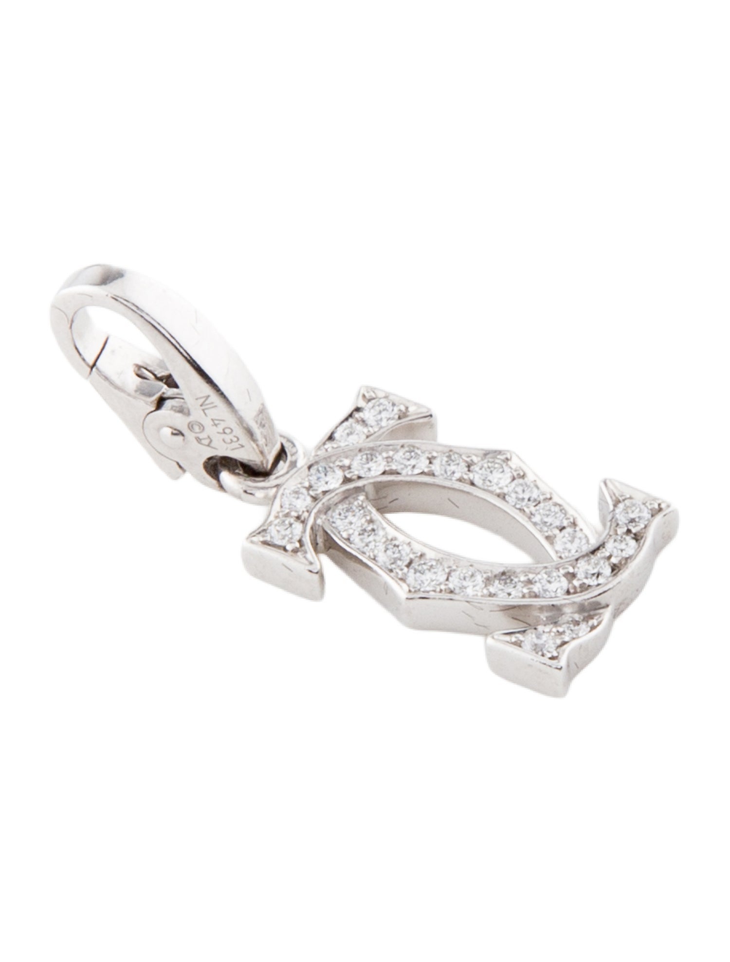 Cartier Diamond Double C Decor Charm