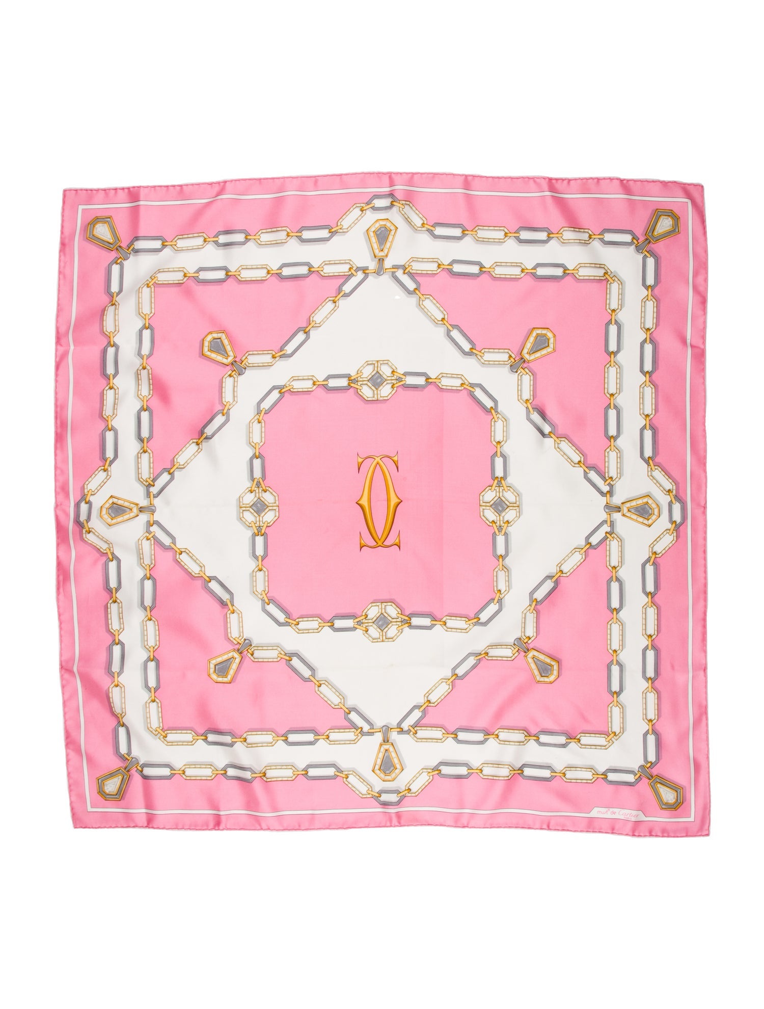 Cartier Silk Printed Scarf