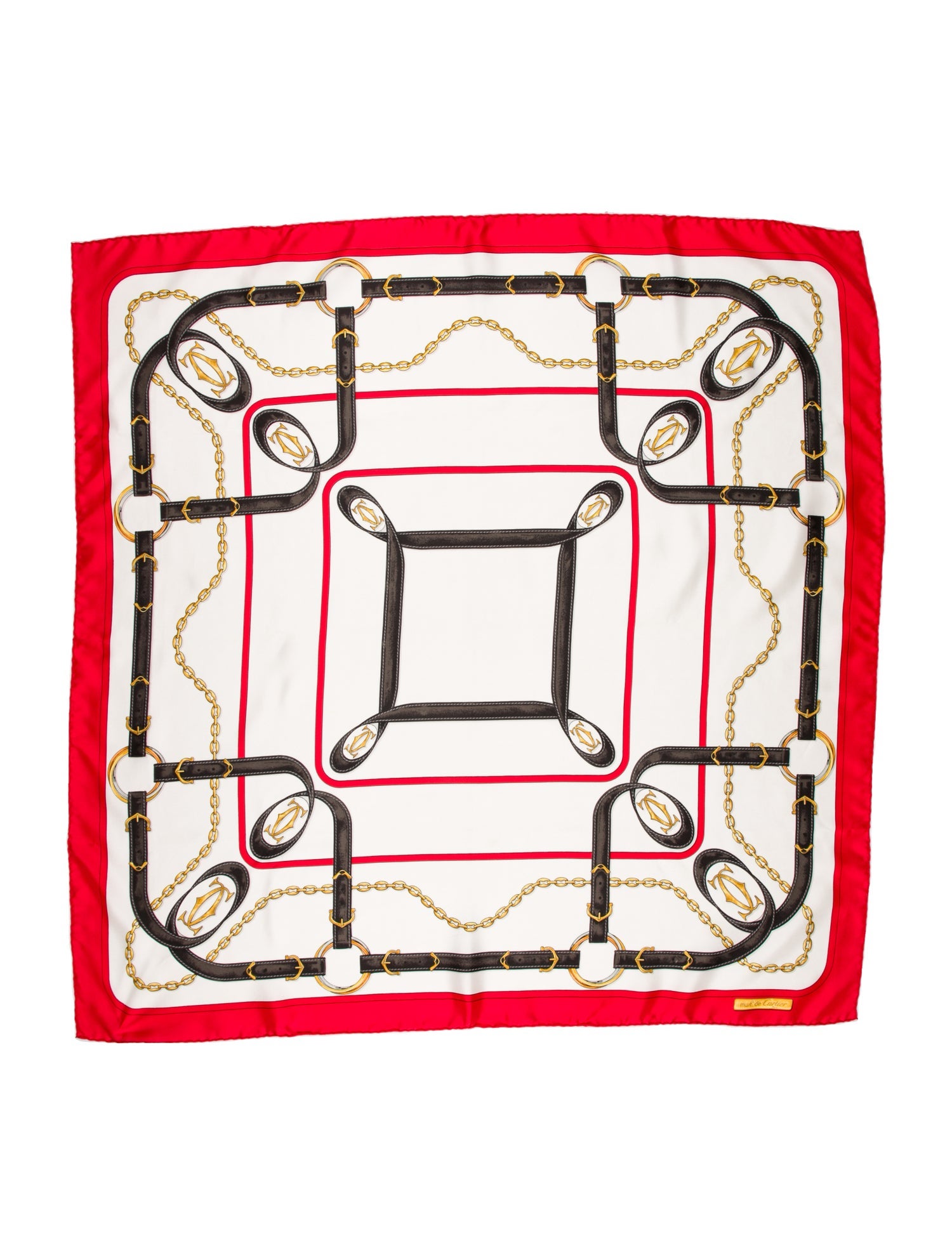 Cartier Silk Printed Scarf