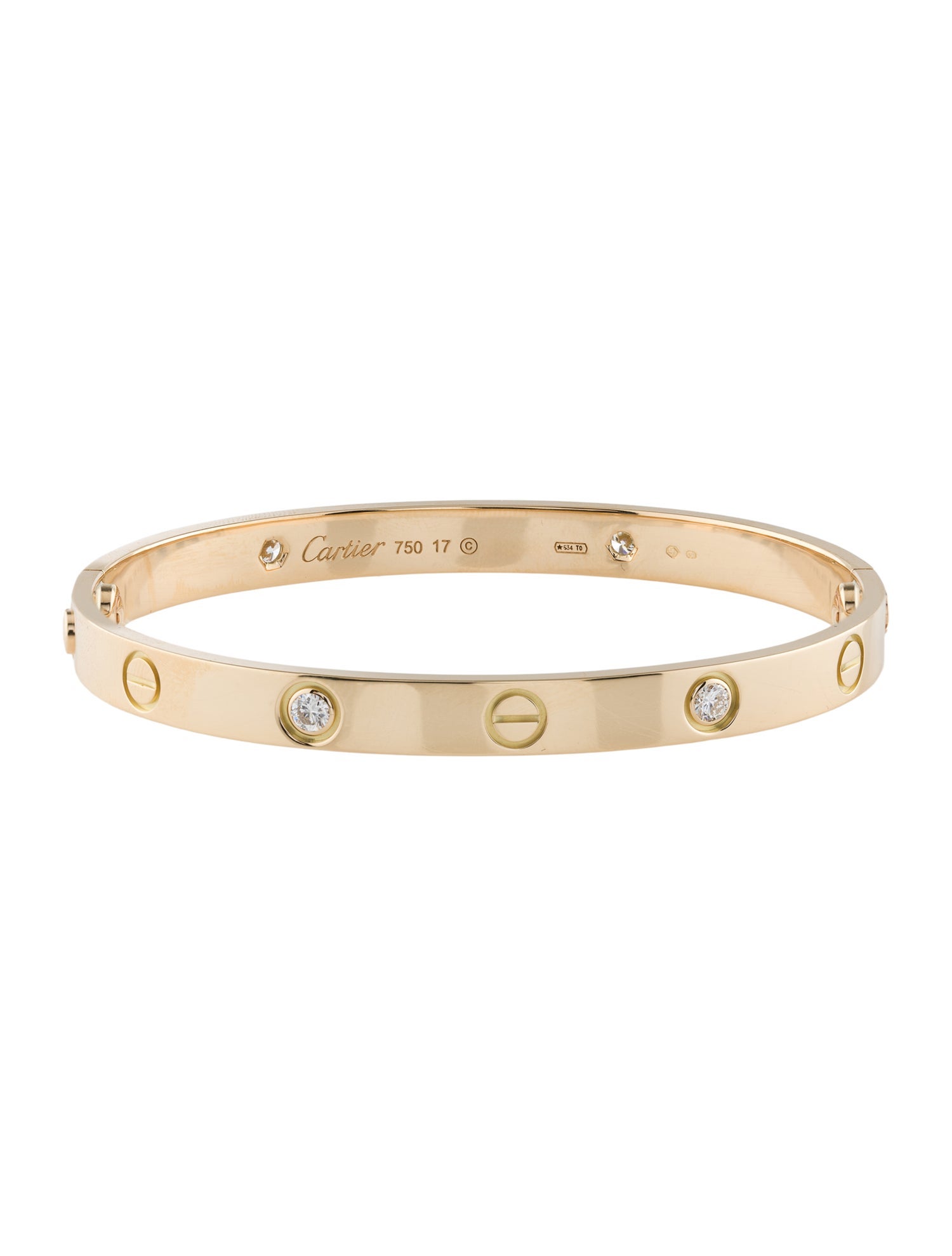 Cartier 4 Diamond Classic LOVE Bracelet
