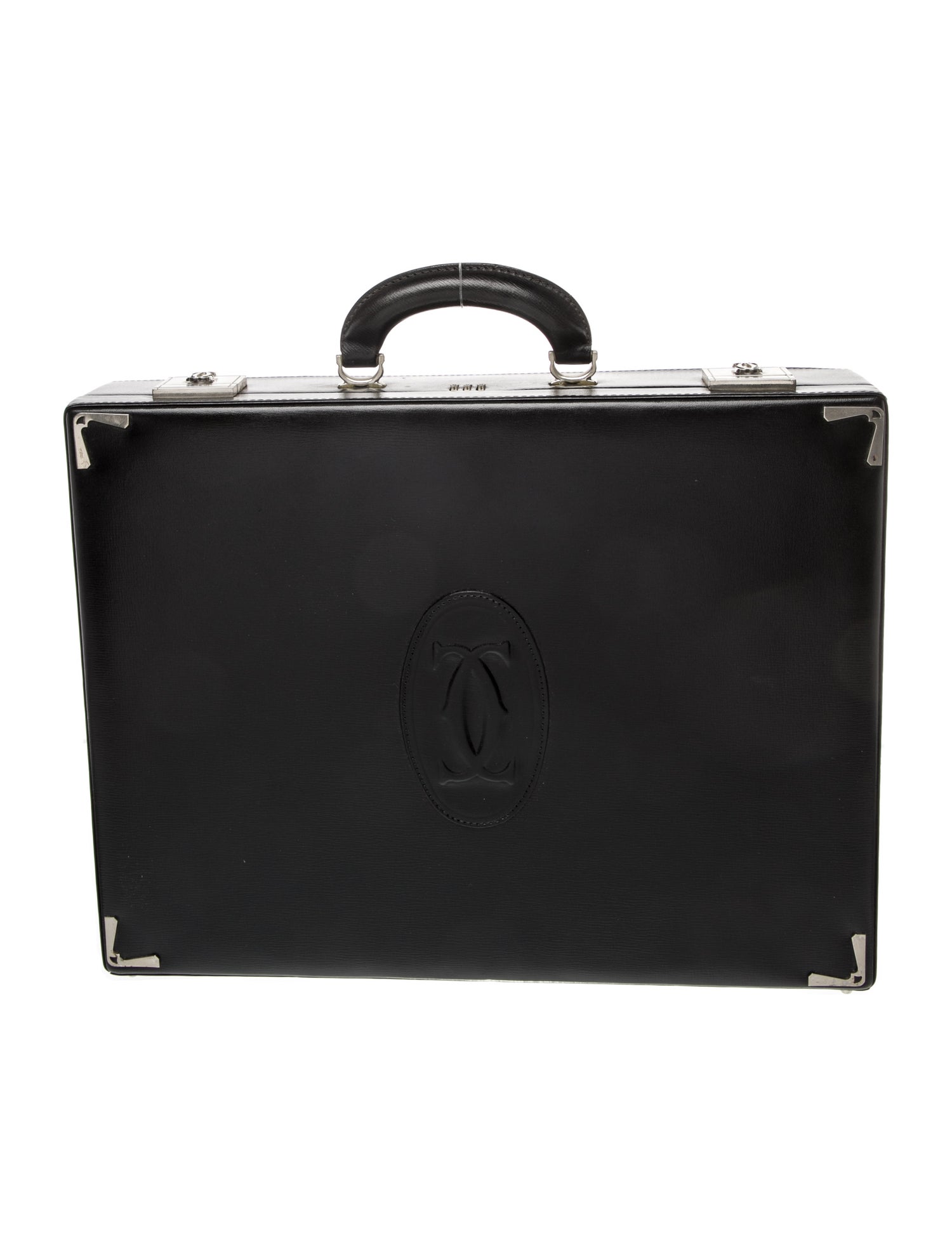 Cartier Leather Briefcase Vintage