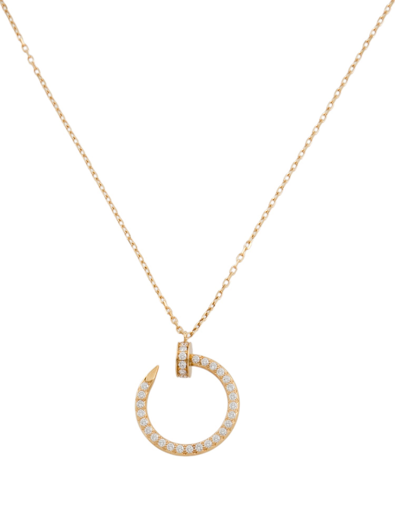 Cartier Diamond Juste un Clou Pendant Necklace