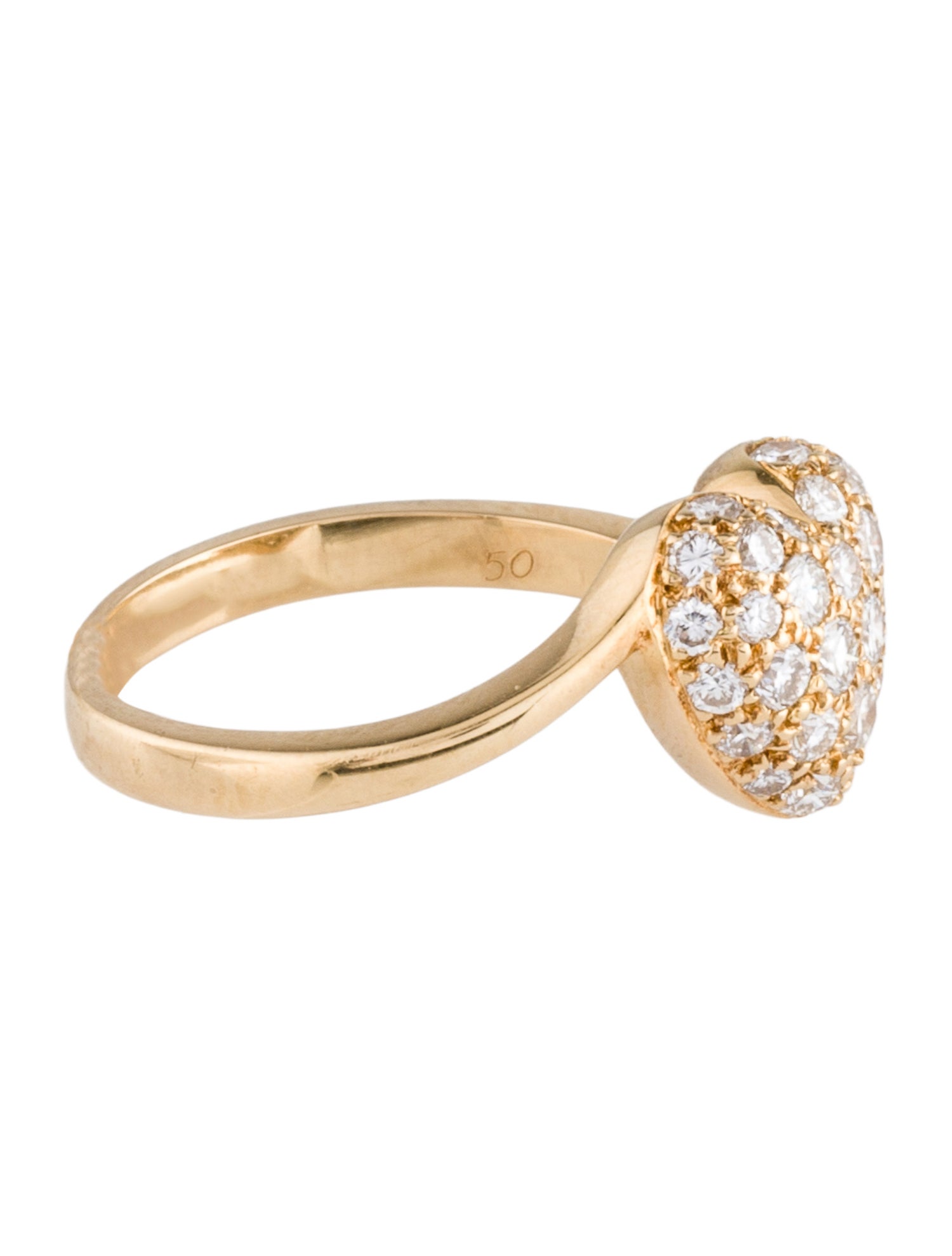 Cartier Vintage Diamond Heart Ring