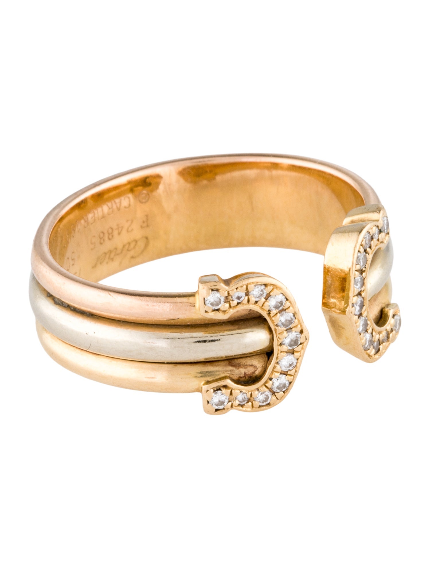 Cartier Diamond Double C de Cartier Band