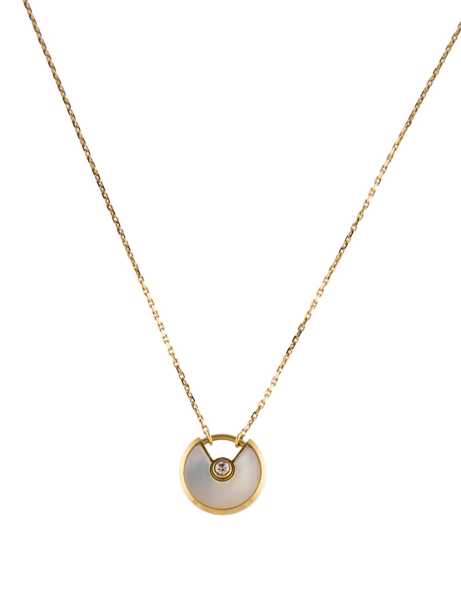 Cartier Mother of Pearl XS Amulette de Cartier Necklace