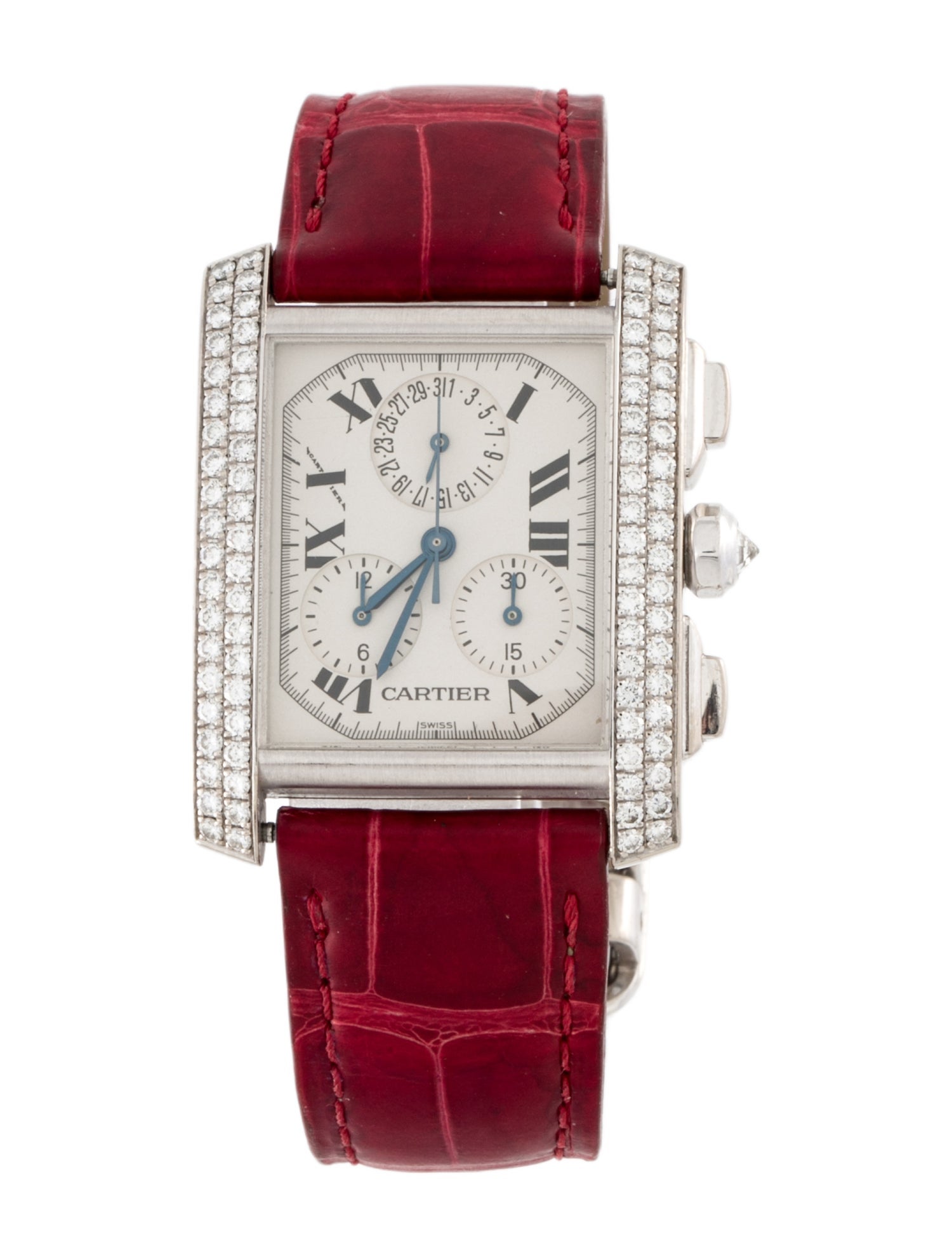 Cartier Tank Française Chronoflex Watch